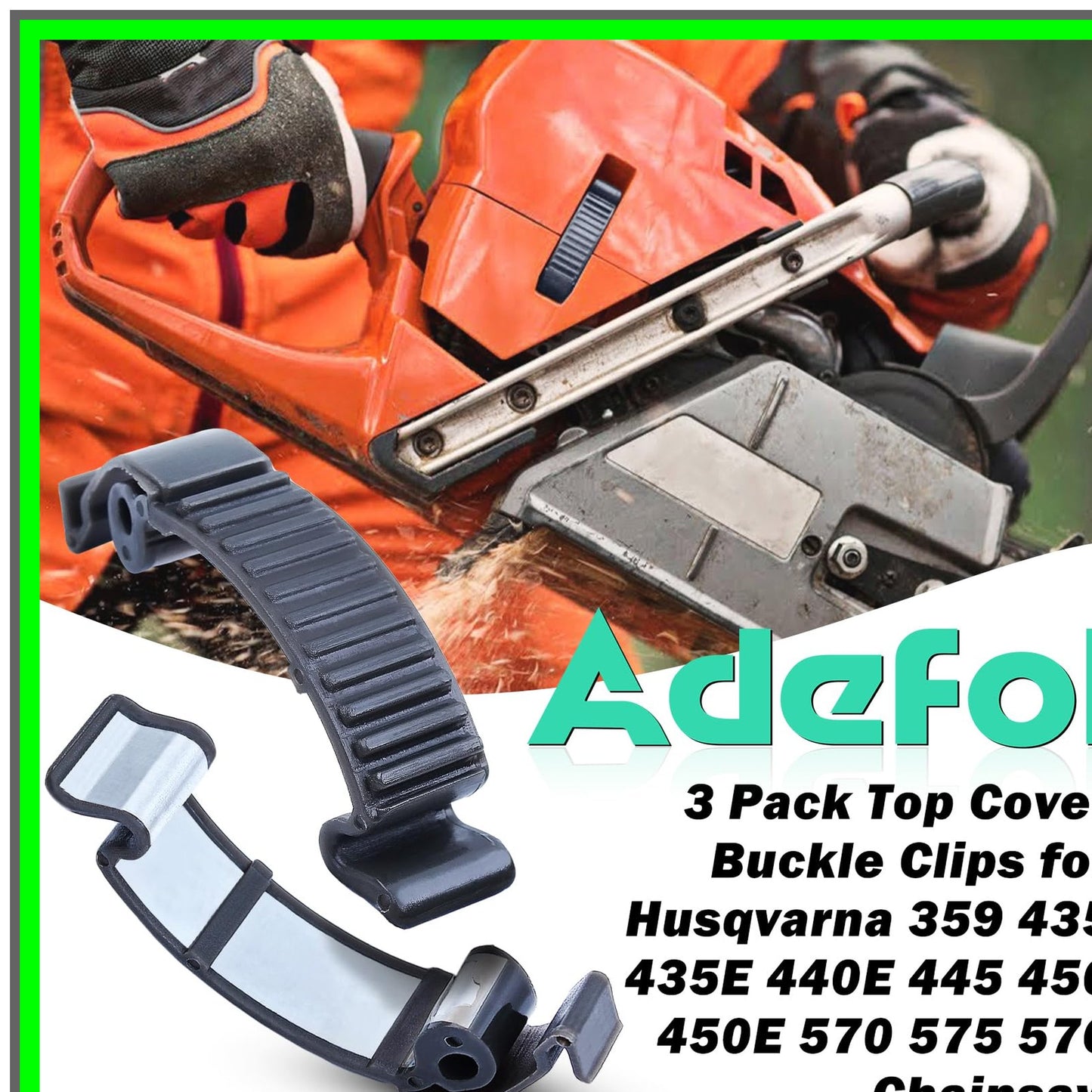 Cylinder Cover Snap Clip Buckle Set for Husqvarna Chainsaw Models 435-576