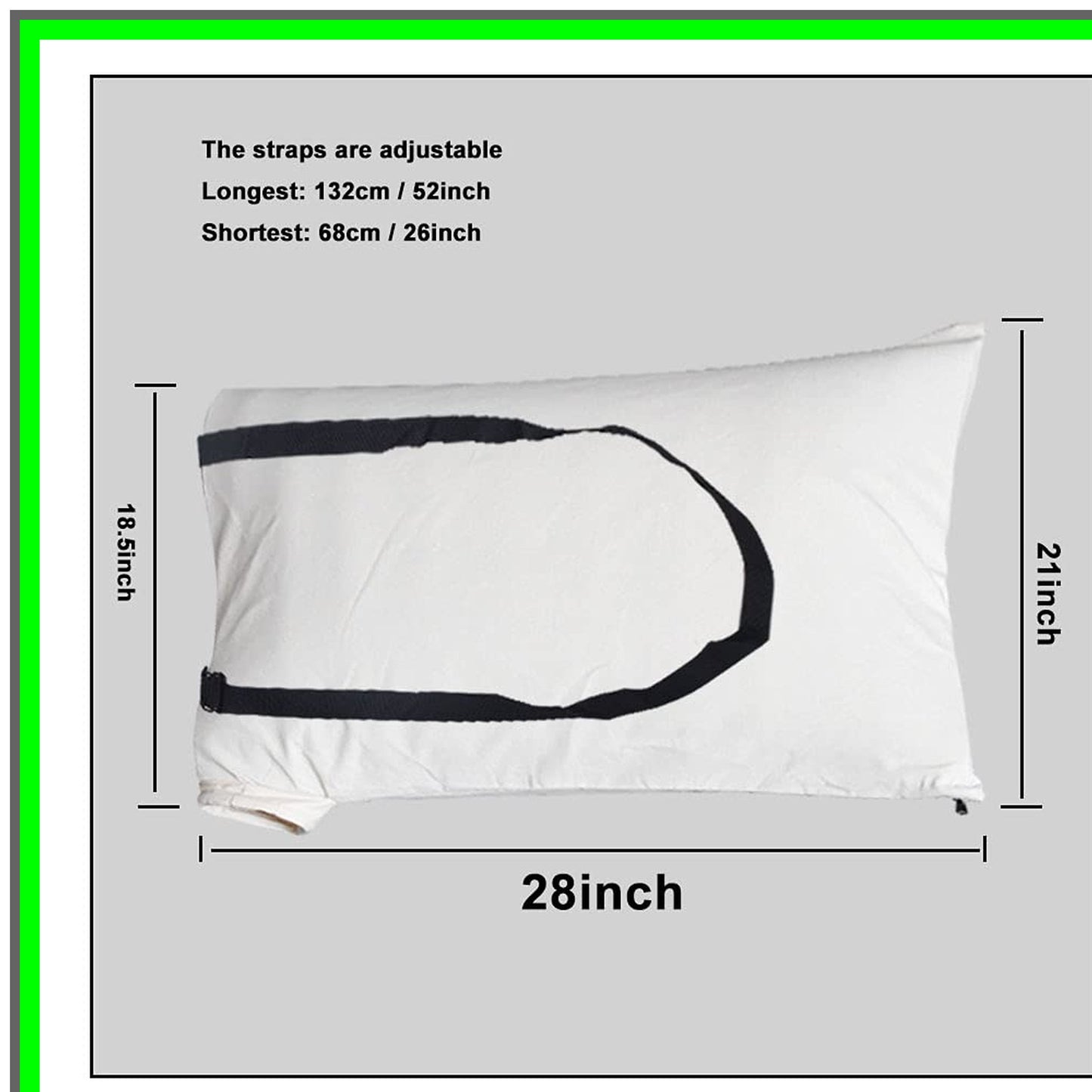 Universal Leaf Vacuum Blower Debris Dump Bag for Efficient Cleanup