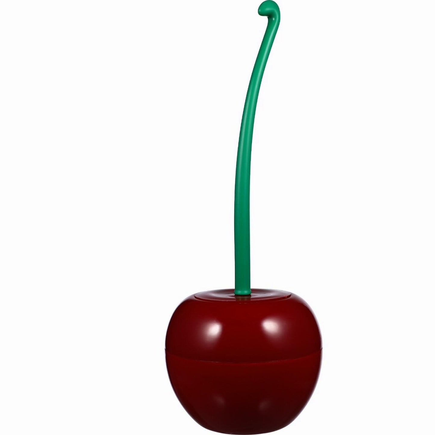 Cherry Shape Tet Brush with Holder, Red, 38cm
