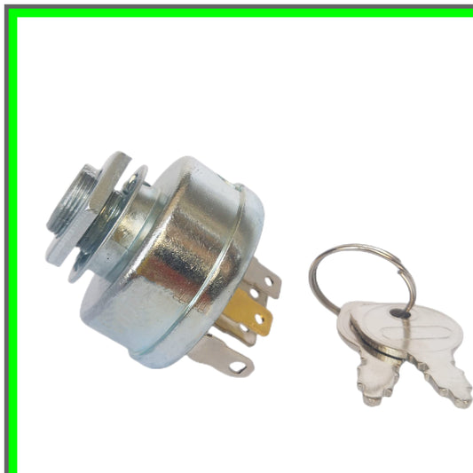 Riding Lawn Mower Ignition Switch with 3 Positions and 2 Keys for Toro and More