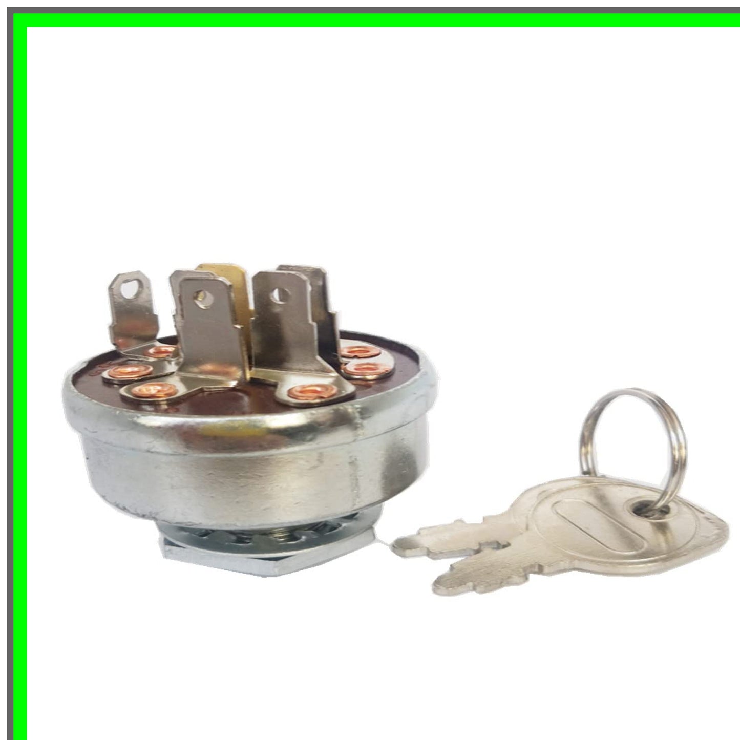 Riding Lawn Mower Ignition Switch with 3 Positions and 2 Keys for Toro and More