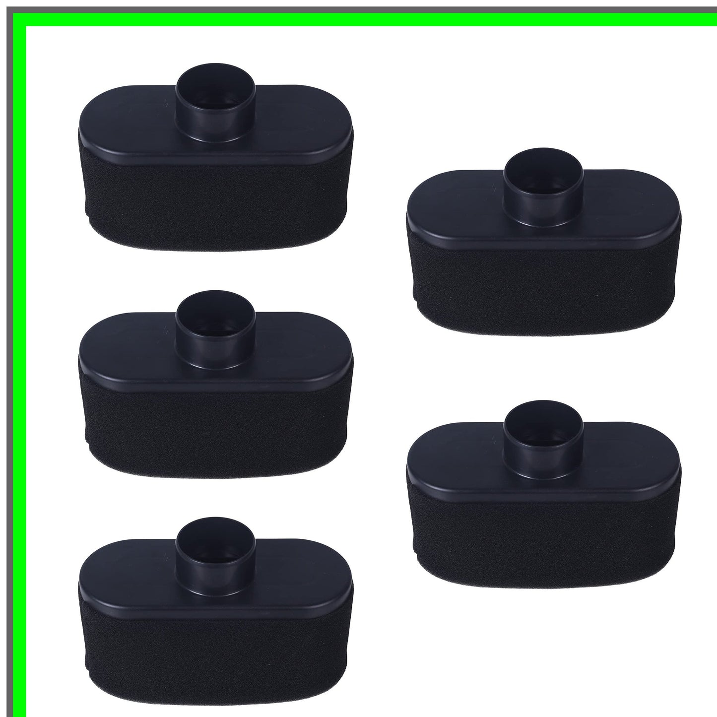 Kawasaki 5-Pack Air Filter Set for 4-Stroke Lawn Mower Engines