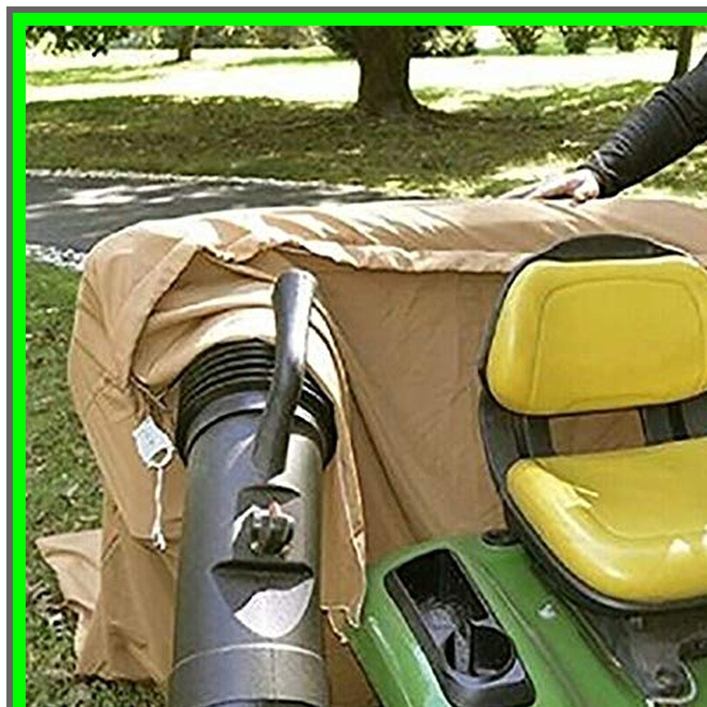 MaxiLeaf Pro 54 cu. ft. Lawn Tractor Leaf Collection Bag with 120-in. Opening