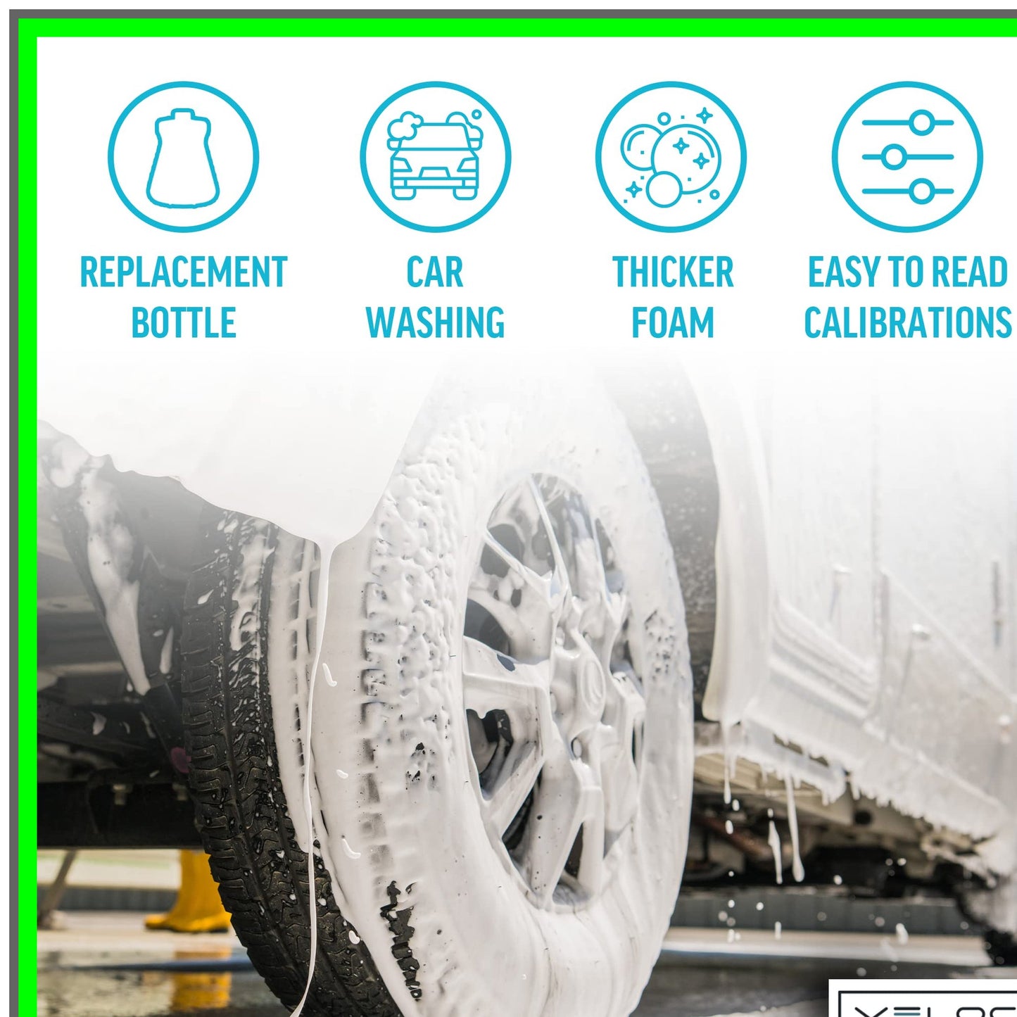 Foam Cannon Replacement Bottle for Pressure Washer Car Wash 32 oz