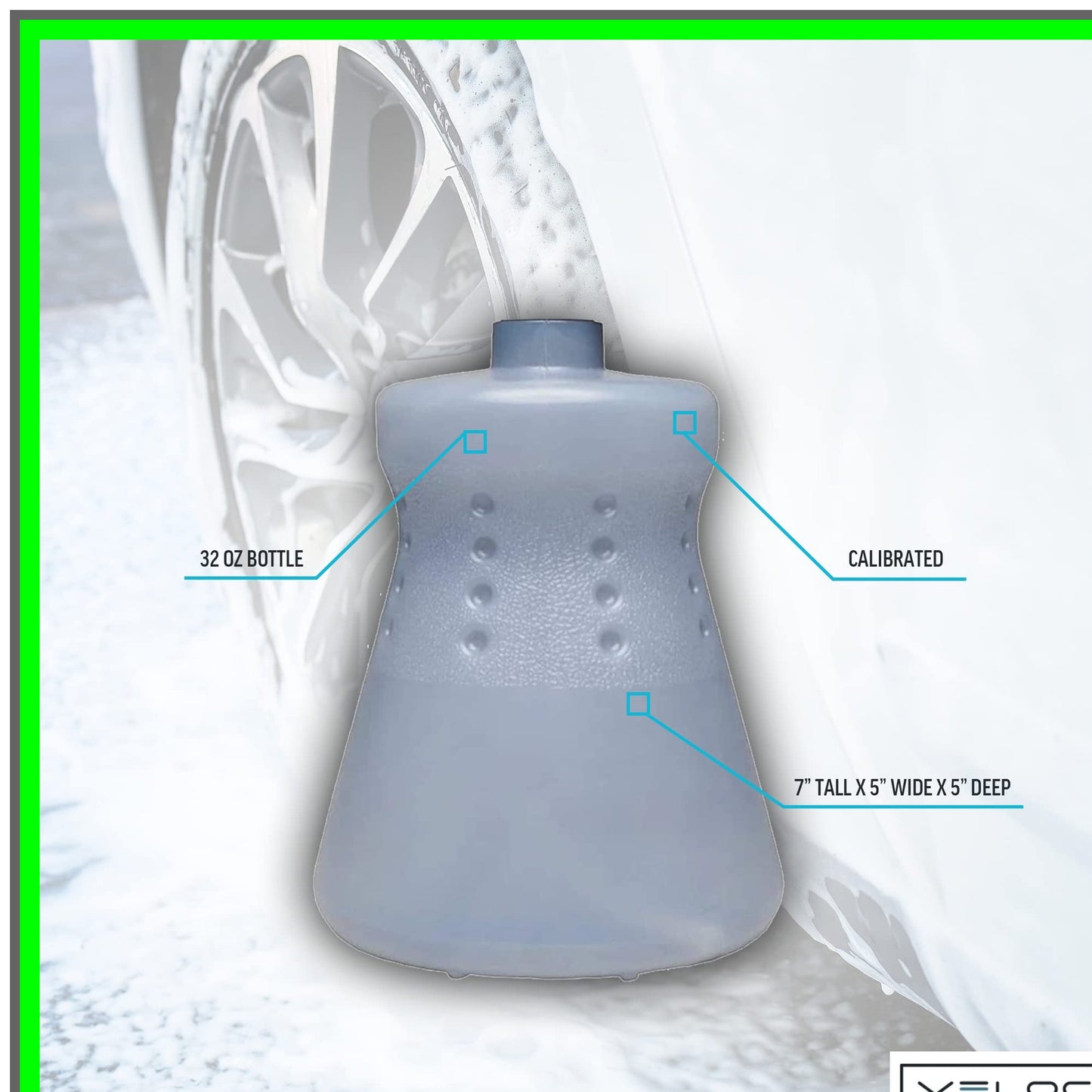 Foam Cannon Replacement Bottle for Pressure Washer Car Wash 32 oz