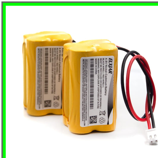 Ni-CD Battery Replacement 4.8V 700mAh for Exit Lights and Emergency Systems