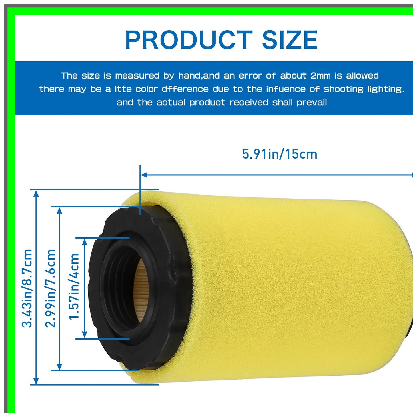 High-Performance Air Filter for Briggs Stratton Lawn Tractors and Mowers