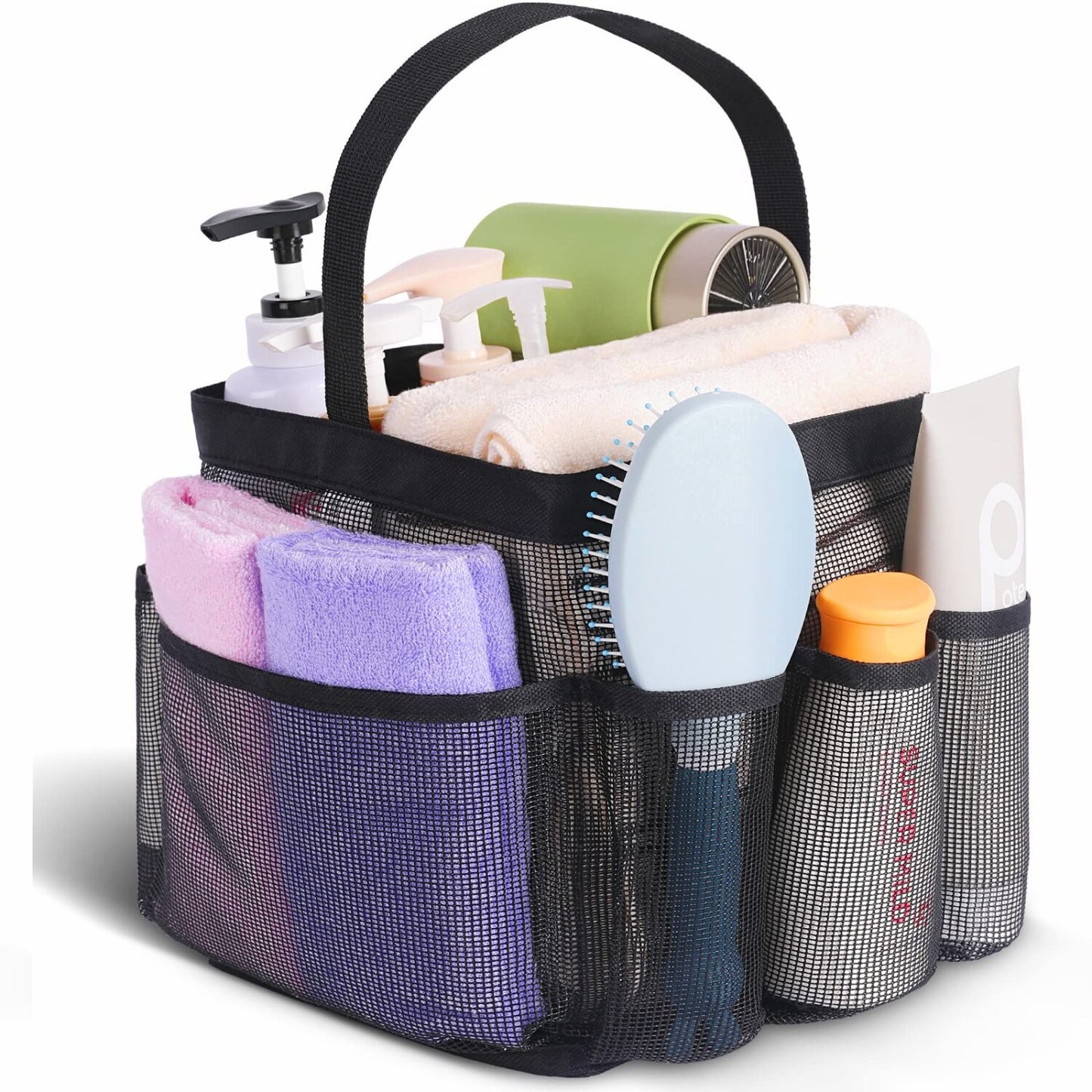 Mesh Shower Caddy Portable with 8 Pockets