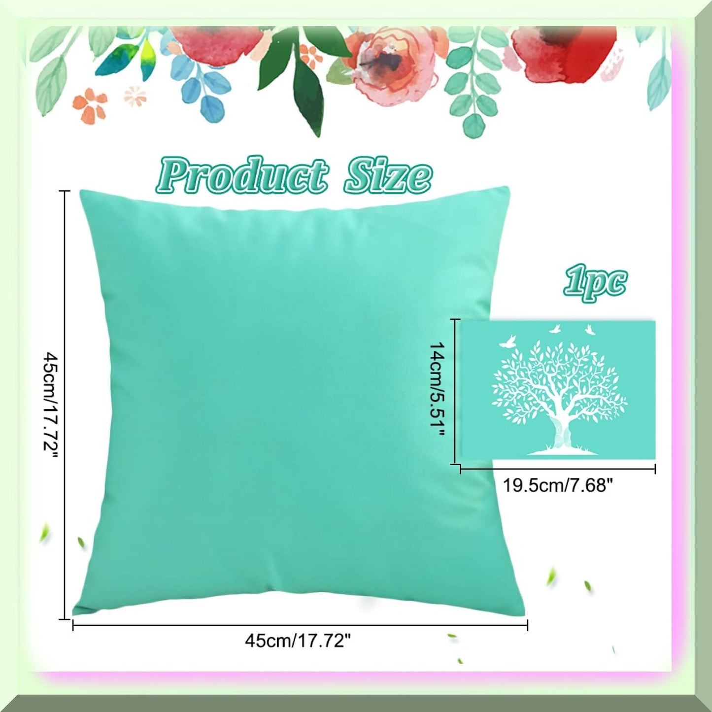 SilkPrint Tree Adhesive Art Stencil 7.7x5.5 inch