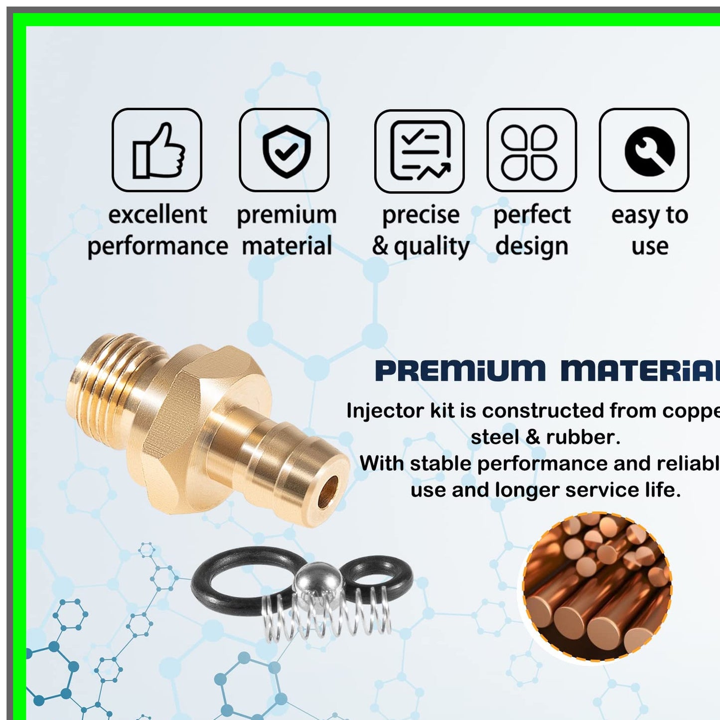 Pressure Washer Soap Injector Kit for Briggs Stratton Homelite Ryobi Husky