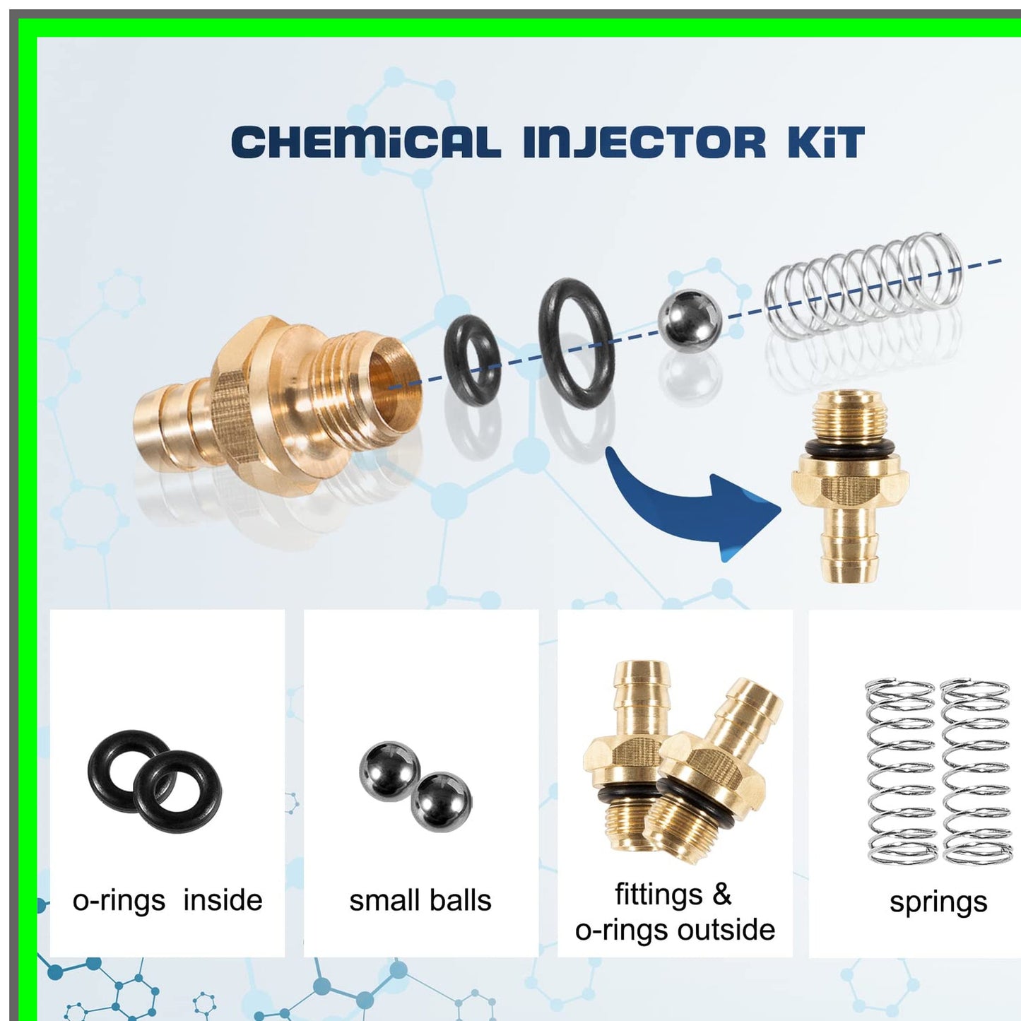 Pressure Washer Soap Injector Kit for Briggs Stratton Homelite Ryobi Husky