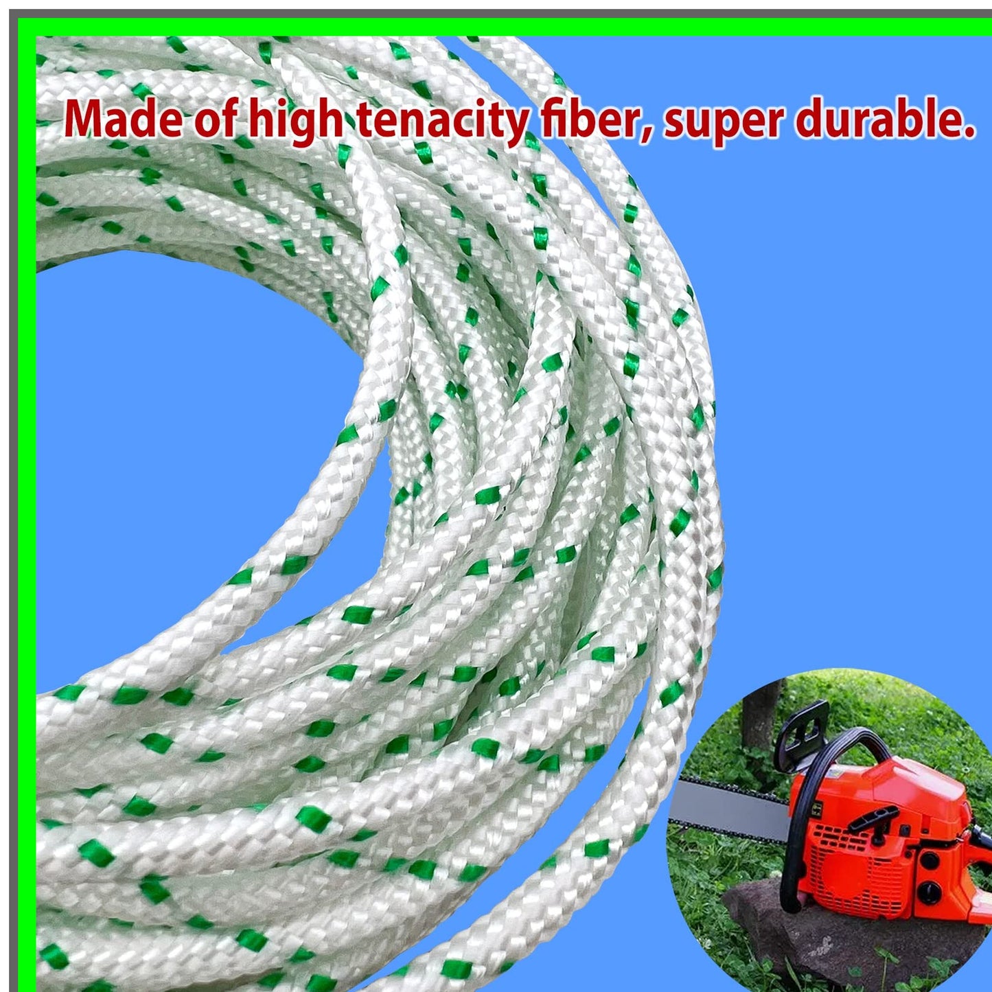 Durable Replacement Pull Cord for Chainsaw Lawn Mower Trimmer Engine Parts