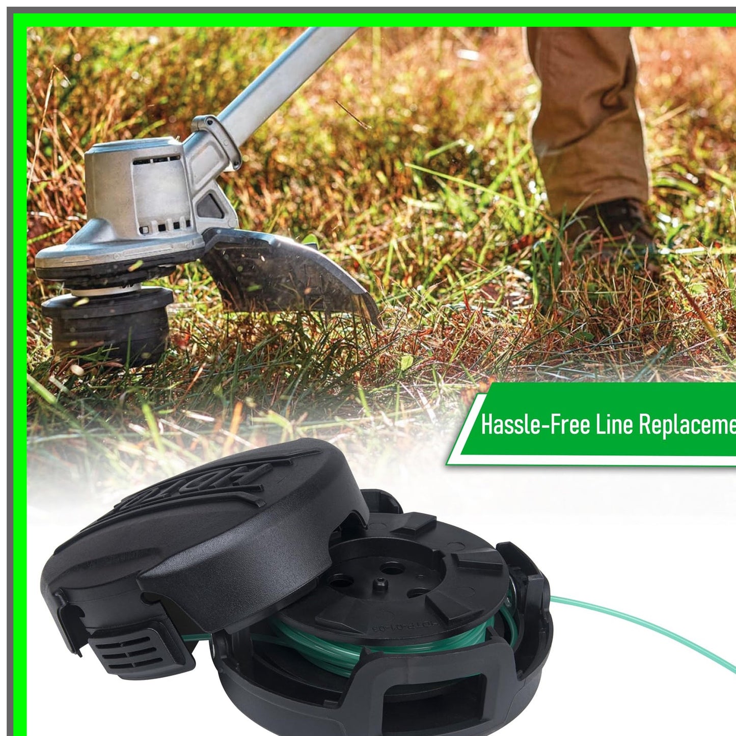 Efficient Trimmer Head Replacement for DCST920 Series with 20Ft String Spool