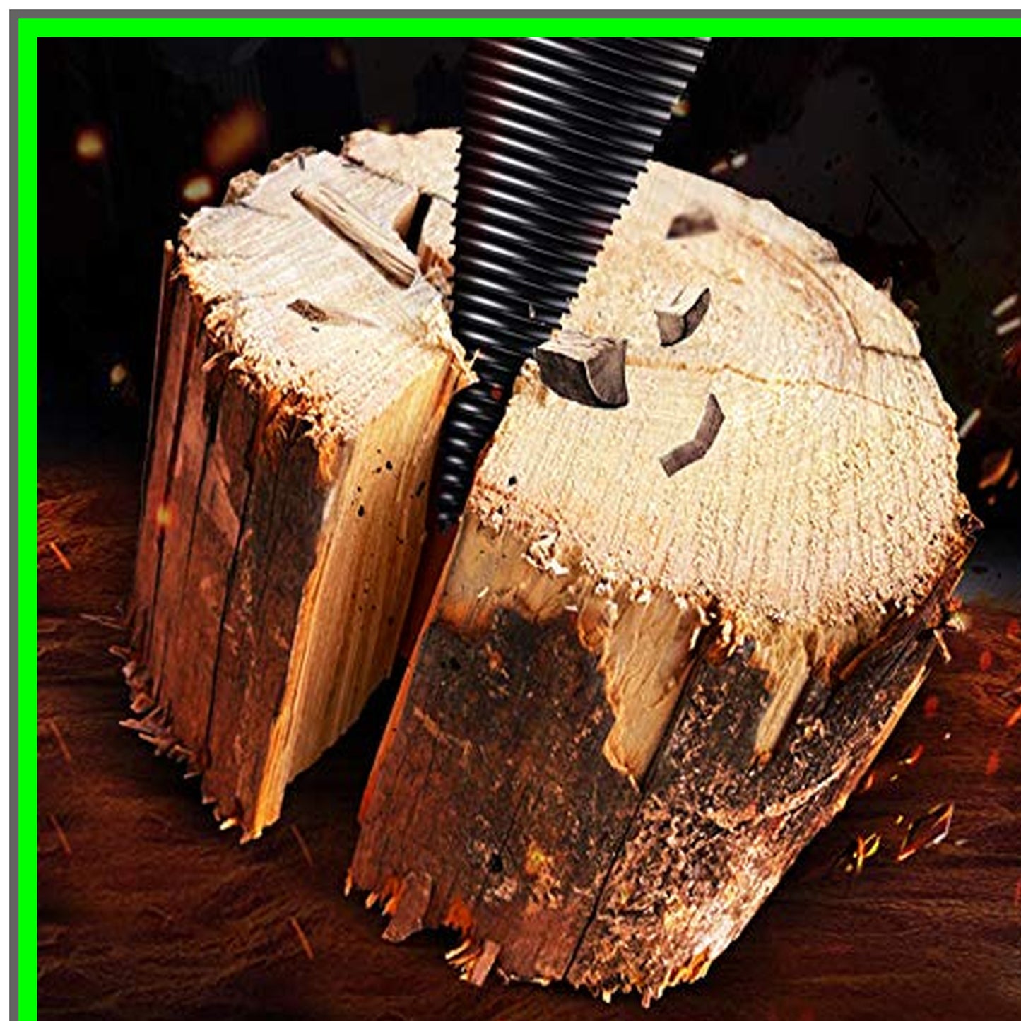 Heavy Duty Electric Wood Splitter Drill Bit for Efficient Kindling Preparation