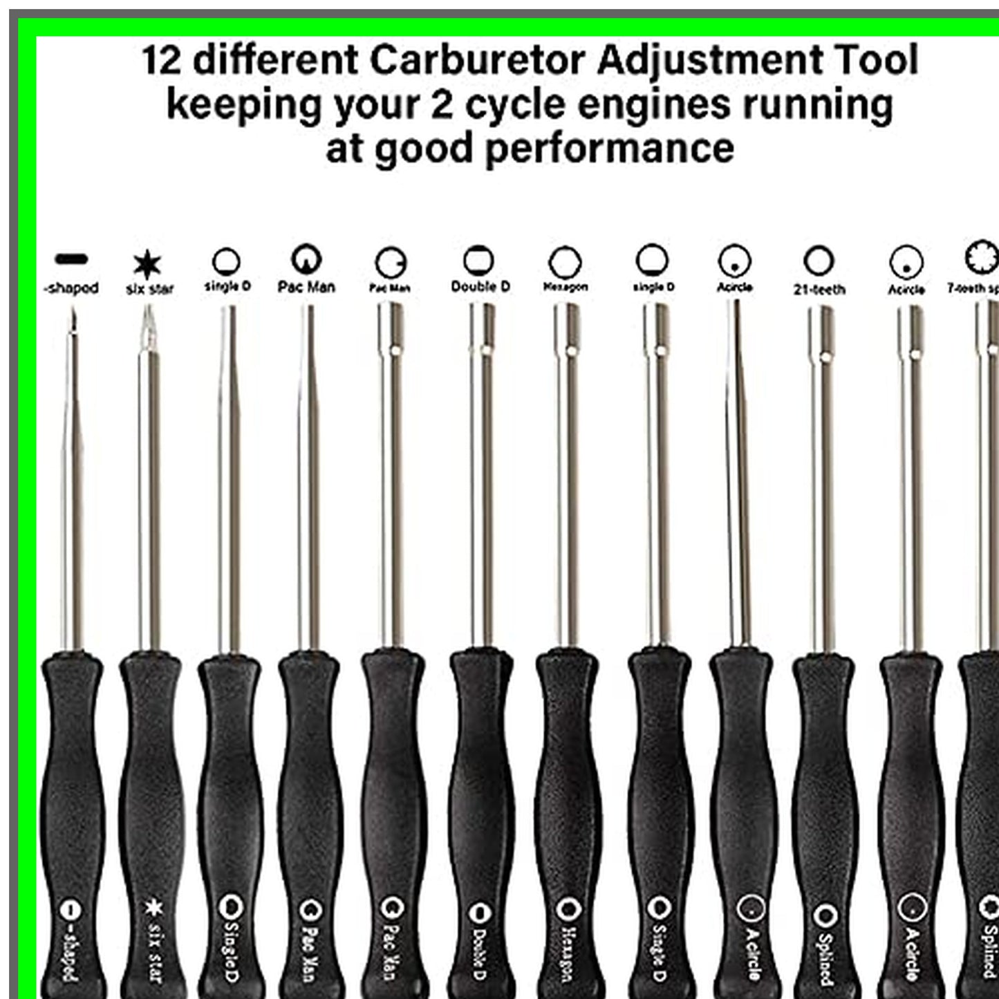 Carburetor Adjustment Tool Kit for 2 Cycle Small Engine Maintenance