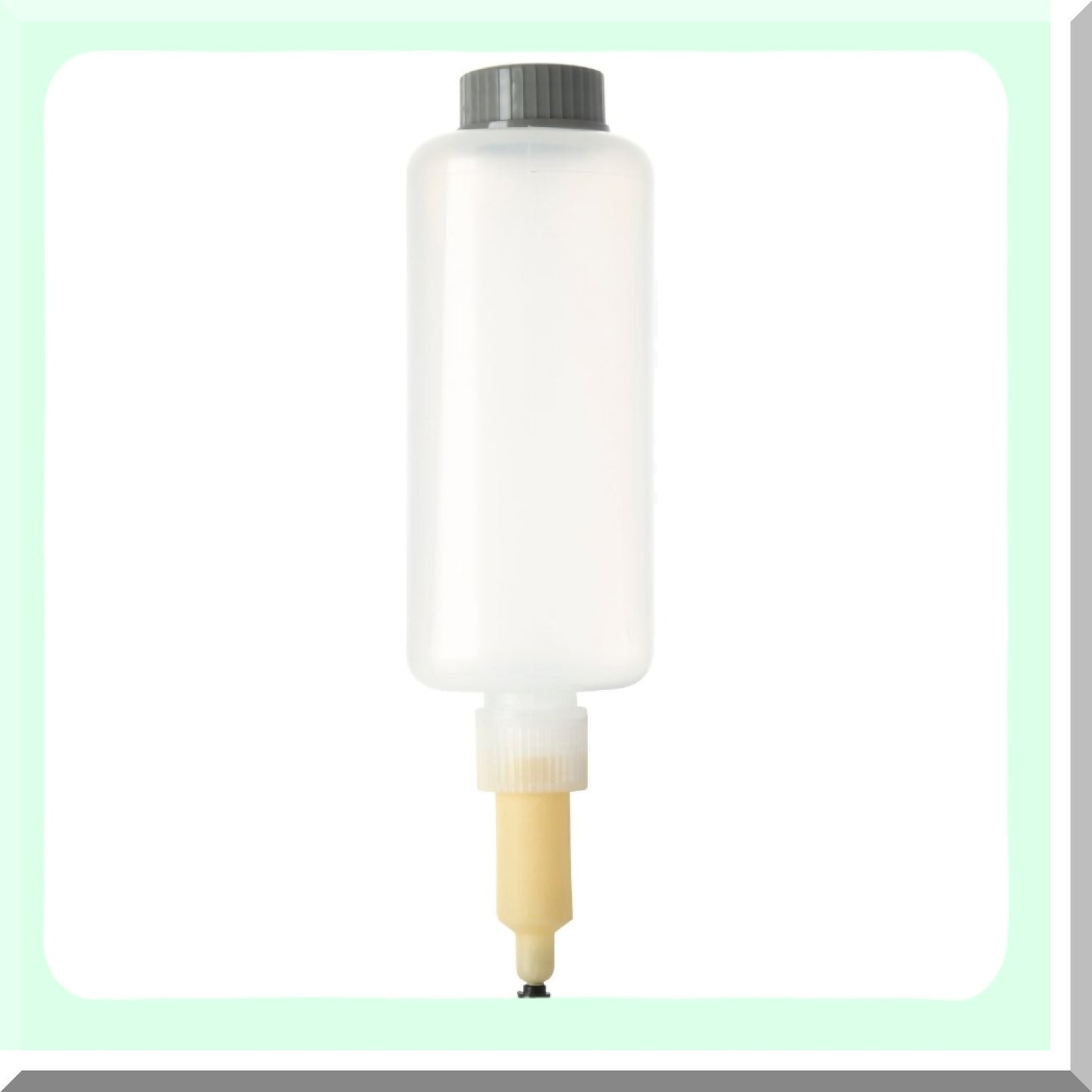 Single Wall Mounted Shampoo Dispenser with 350ml Refillable Bottle