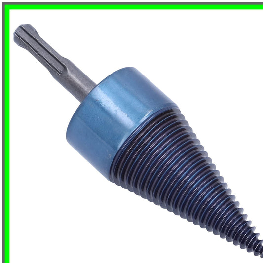Blue-Plated Hex Shank Wood Splitter Drill Bit for Tree Stump Removal