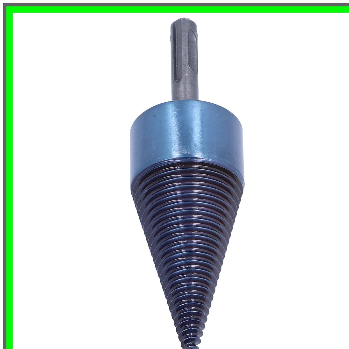 Blue-Plated Hex Shank Wood Splitter Drill Bit for Tree Stump Removal
