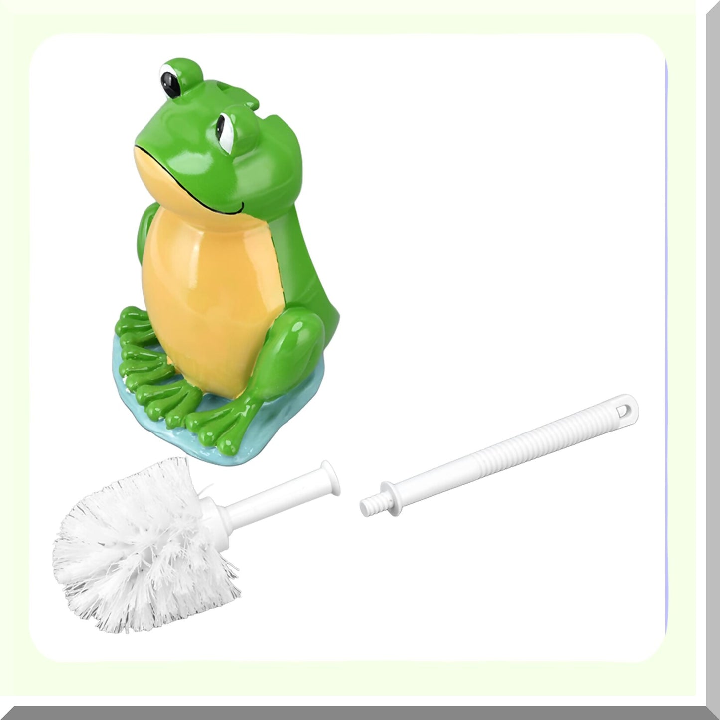 Frog Shape Tet Brush and Holder Set