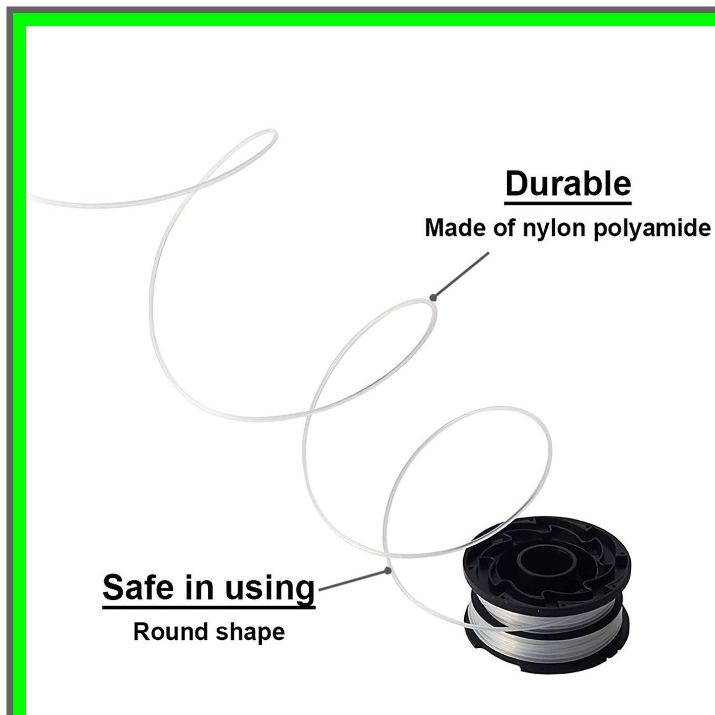 Effortless Trimming Spools for Black and Decker Auto-Feed Edgers 36ft
