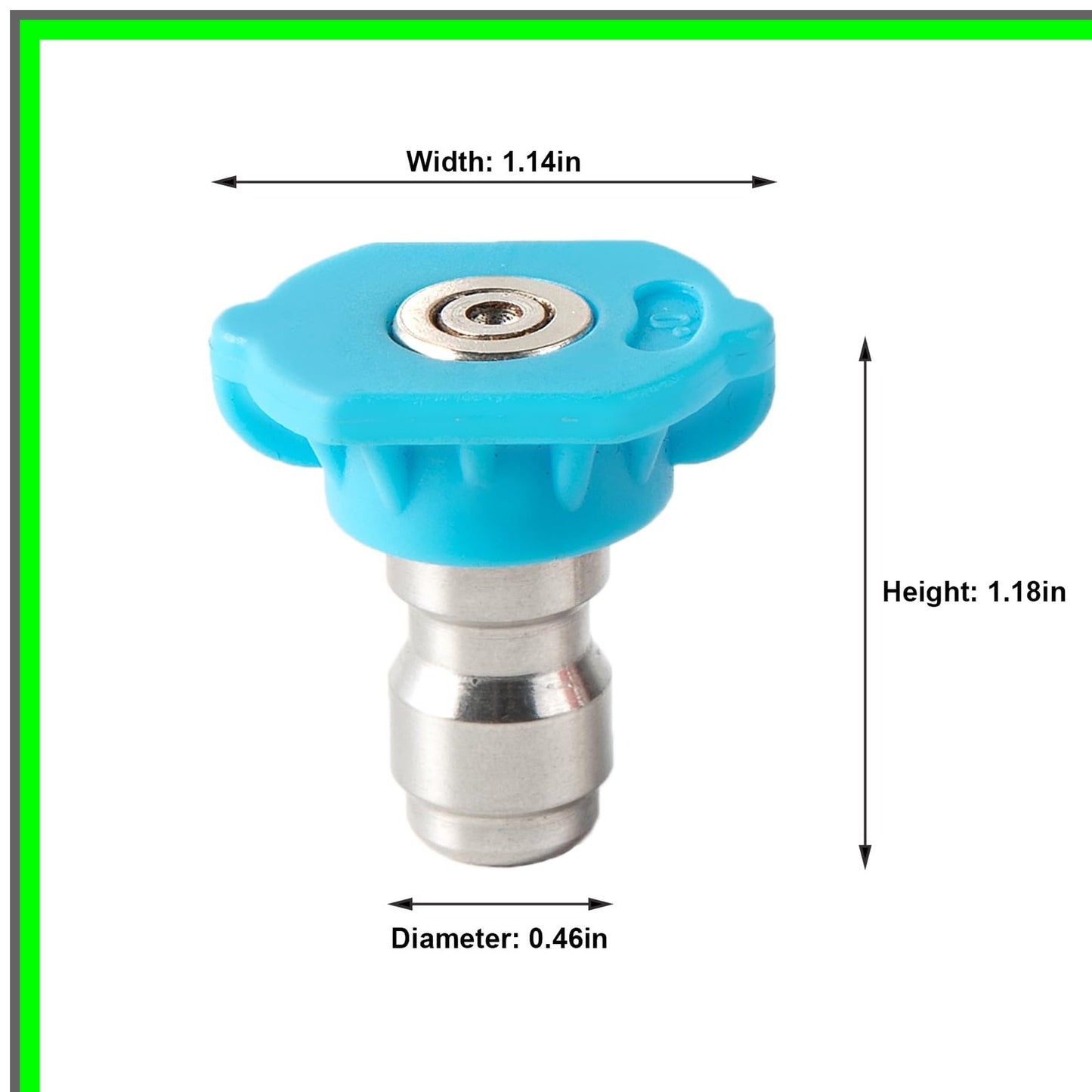 High-Performance Pressure Washer Nozzle Kit for Soap and Rinse 4000PSI