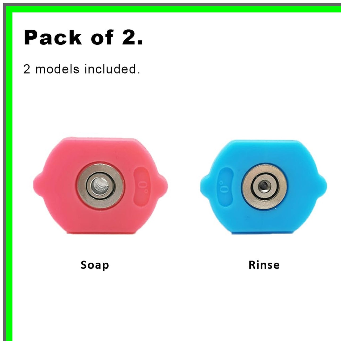 High-Performance Pressure Washer Nozzle Kit for Soap and Rinse 4000PSI