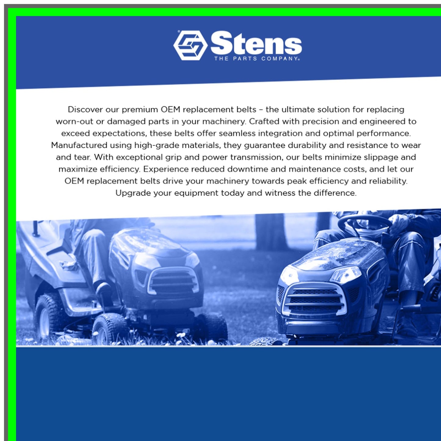 Cub Cadet OEM Replacement Belt 265-624 for Reliable Performance