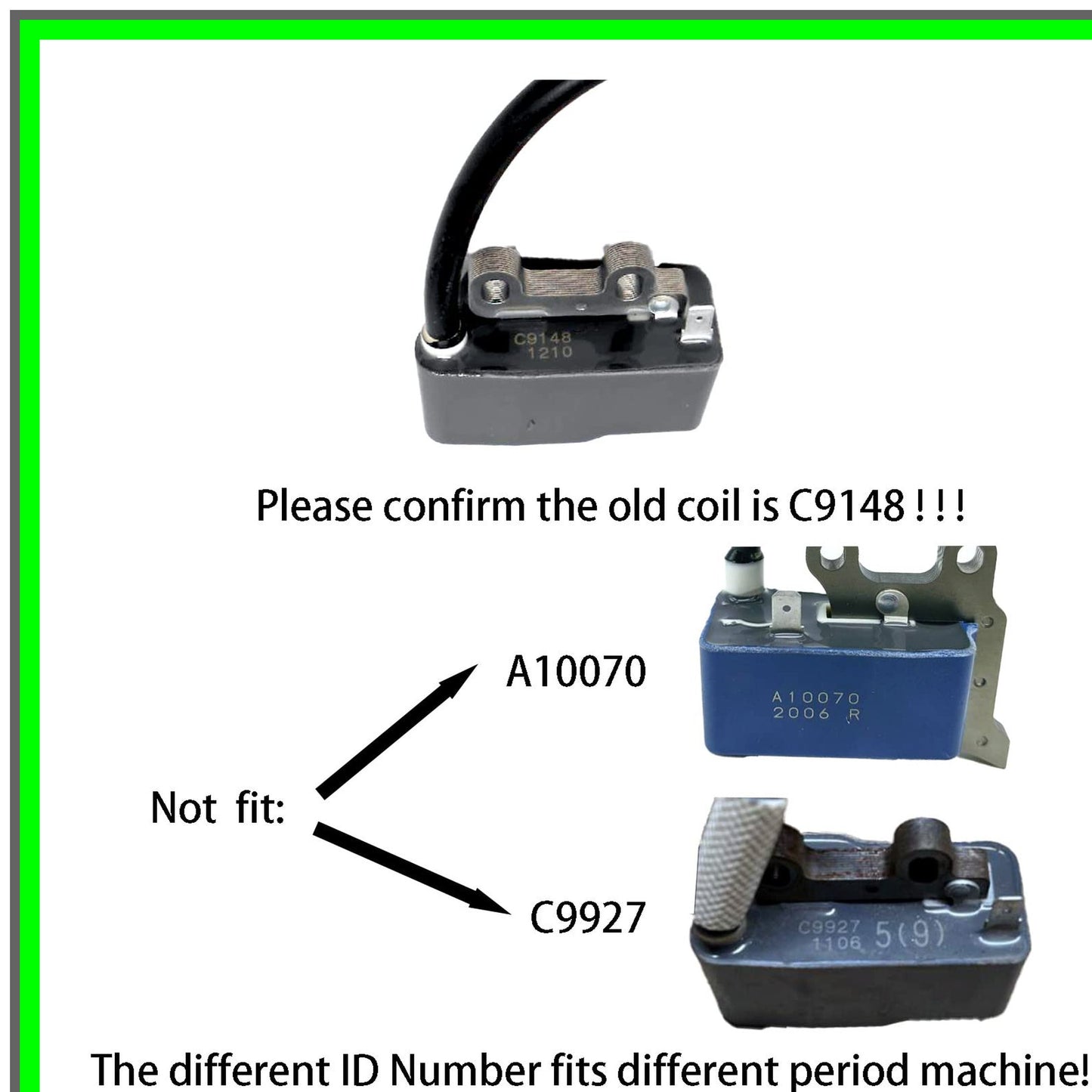 Shindaiwa Trimmer Ignition Coils Replacement for ED-200 GT-201 HC-150I