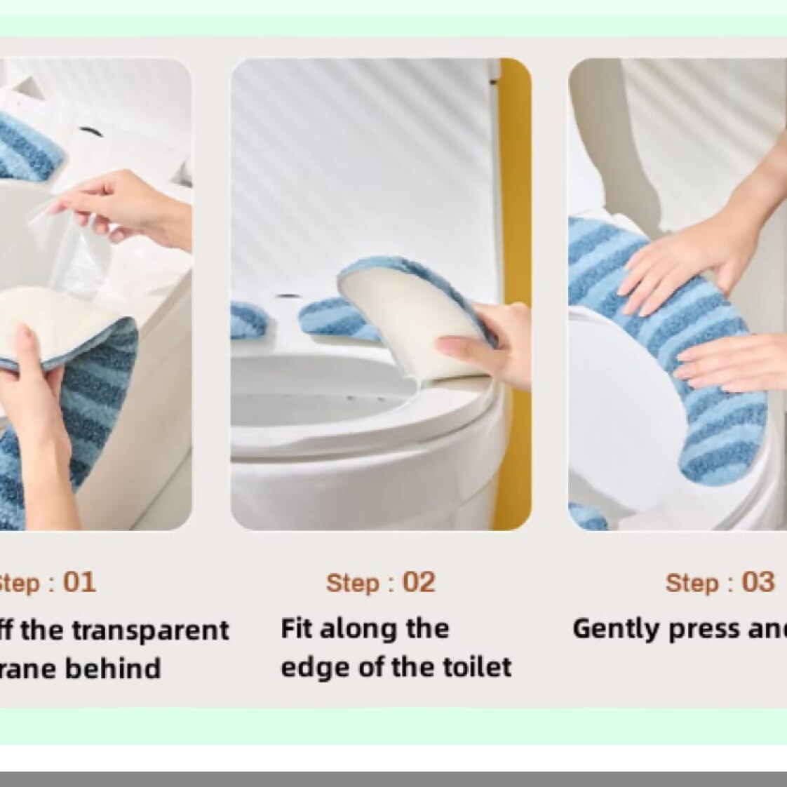 Pink Reusable Soft Warmer Tet Seat Cushion Cover