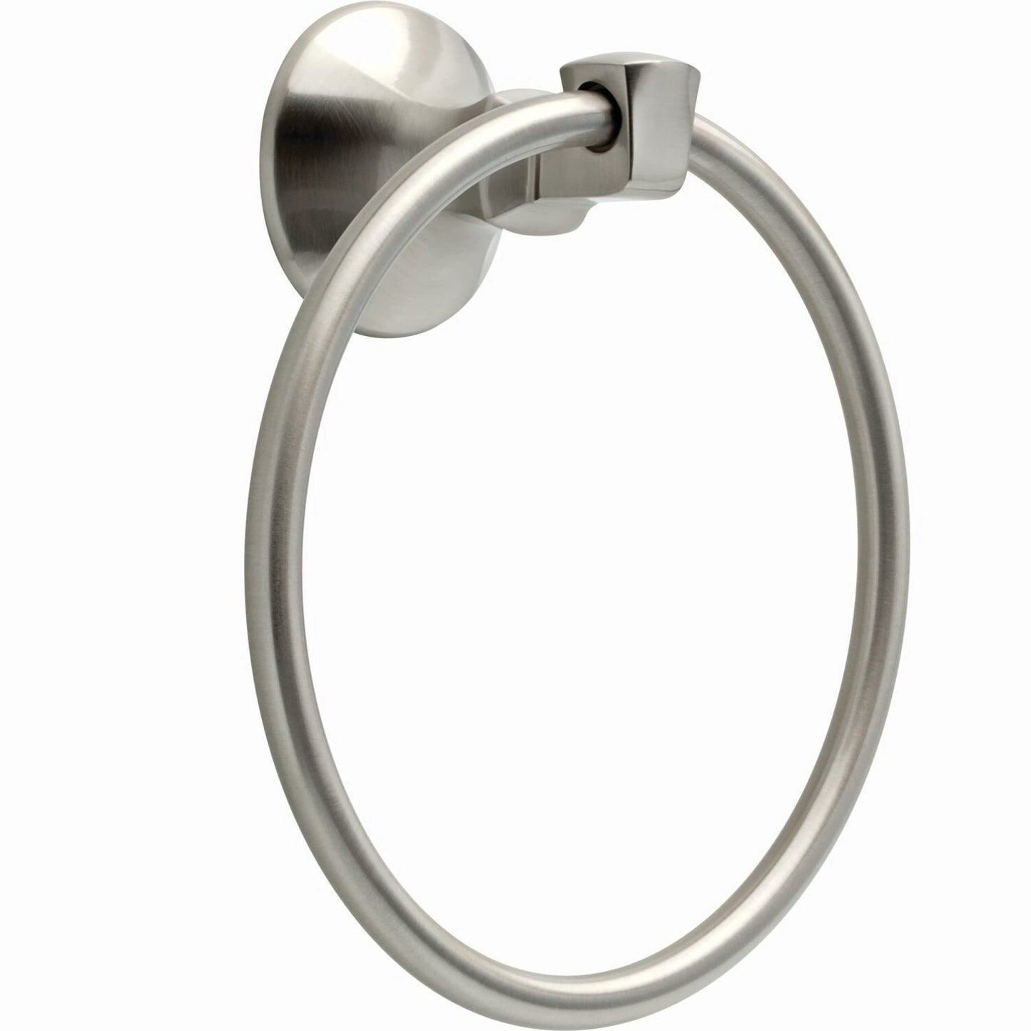 Mandara Wall Mounted Towel Ring SpotShield Brushed Nickel