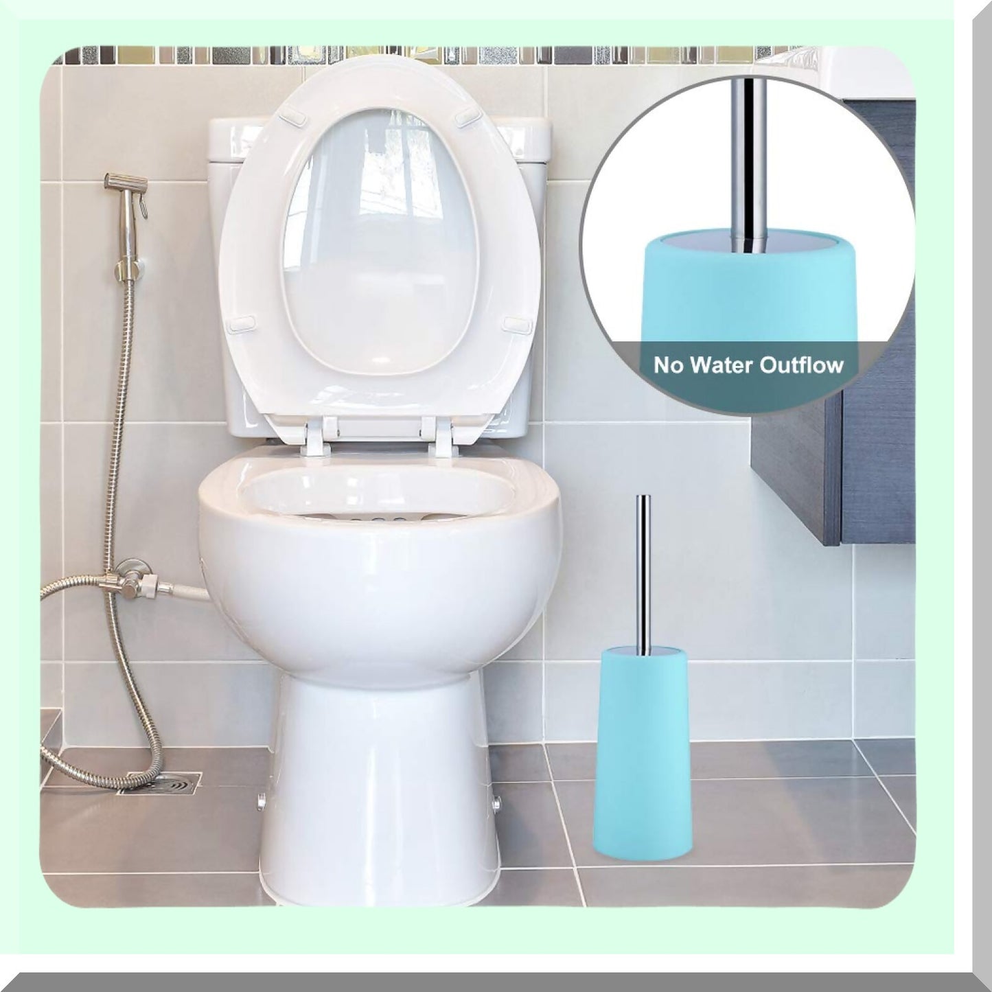 Bathroom Accessories Set 6Pcs Mint Green