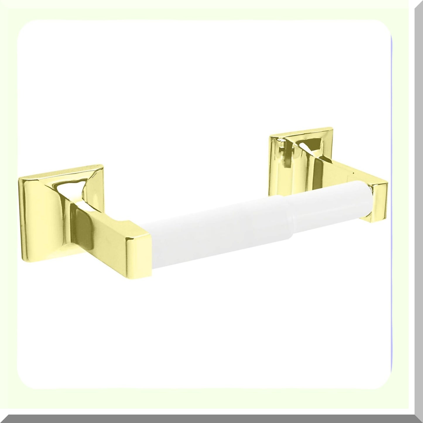 River Tet Metal Toilet Paper Holder Polished Br