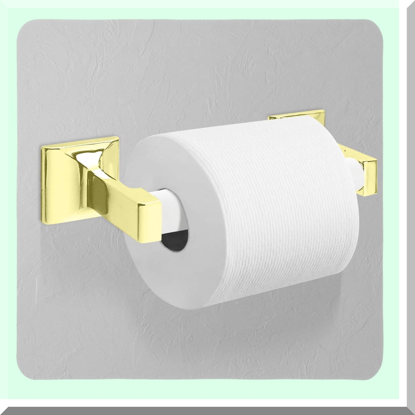 River Tet Metal Toilet Paper Holder Polished Br