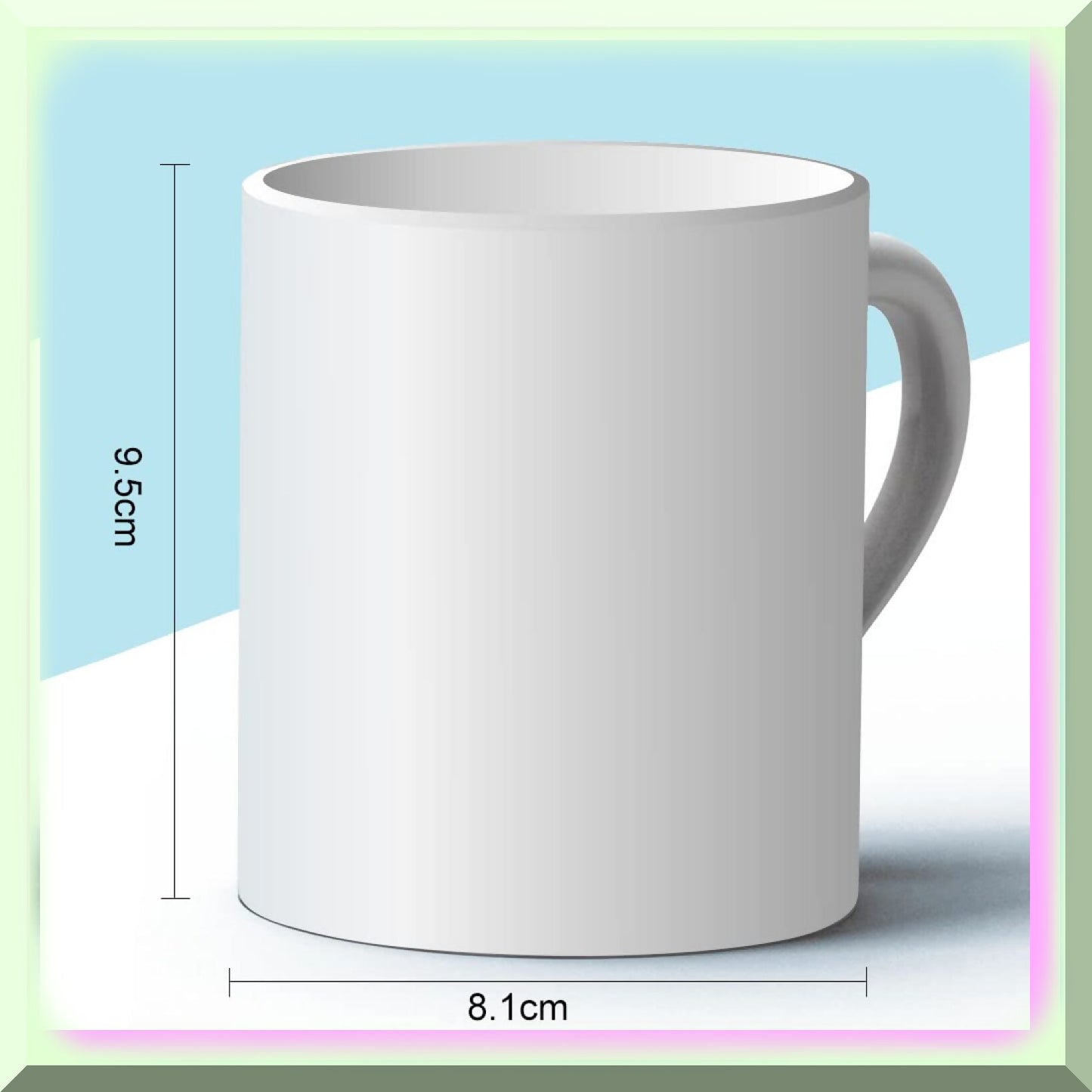 11oz White Ceramic Coffee Mugs Bulk Pack of 36
