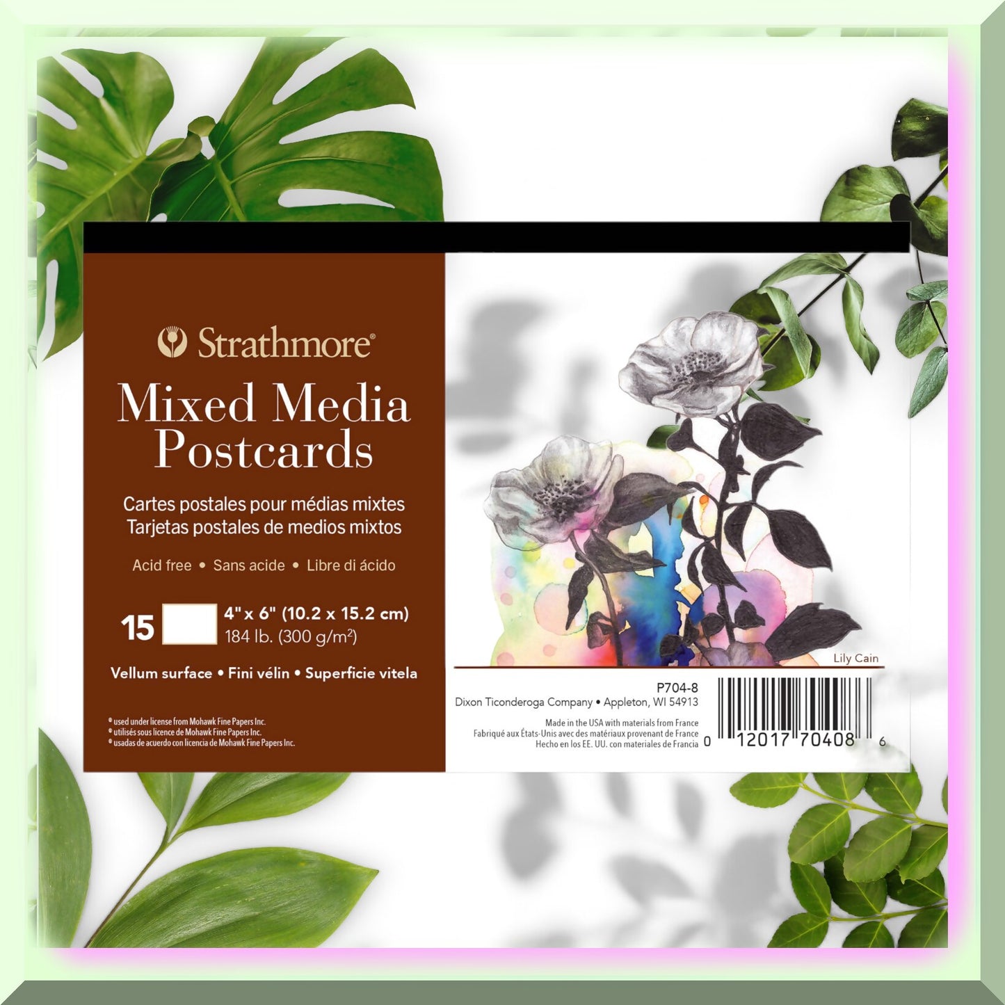 Eventful Expressions 4x6 Mixed Media Postcard Pad 10 Pack