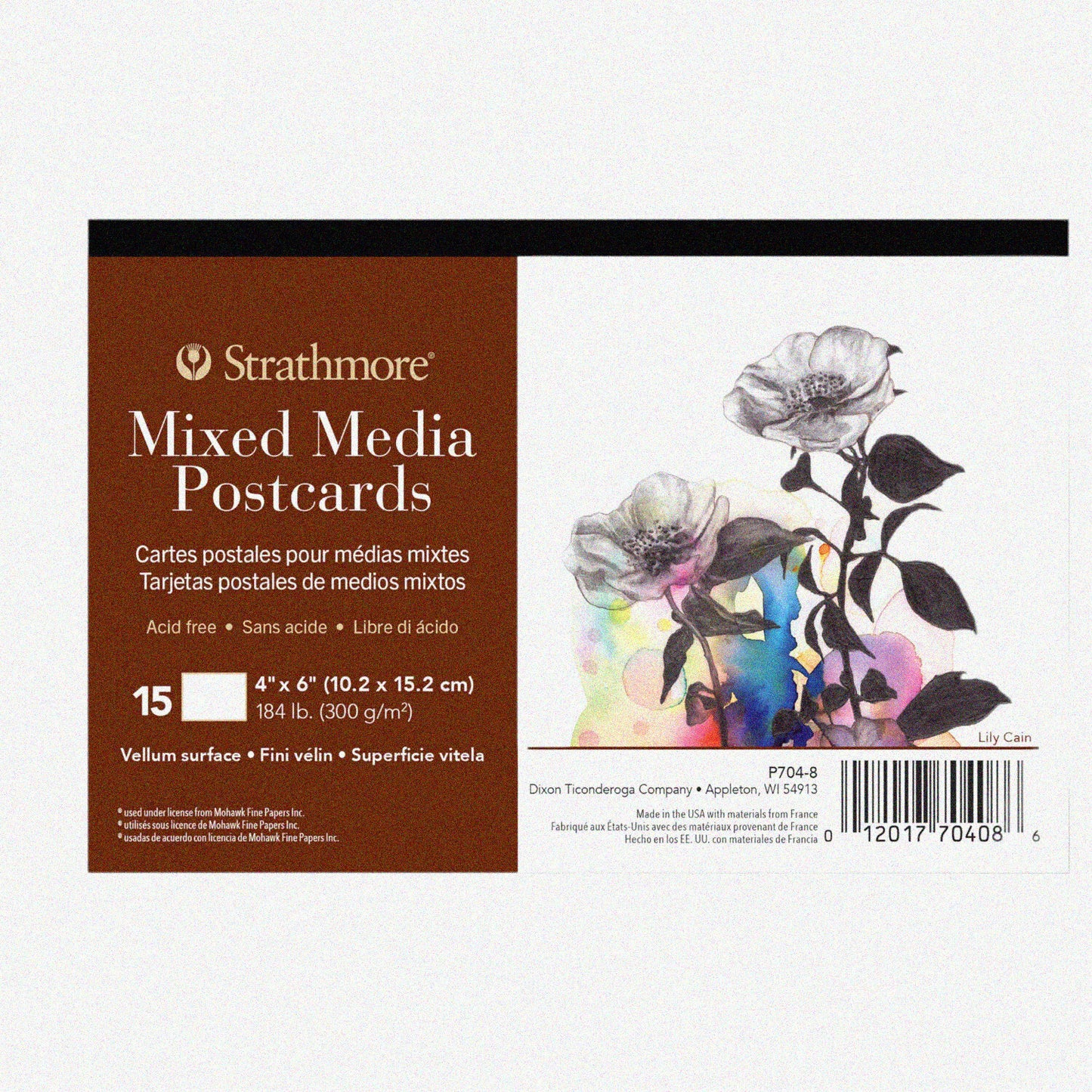 Eventful Expressions 4x6 Mixed Media Postcard Pad 10 Pack