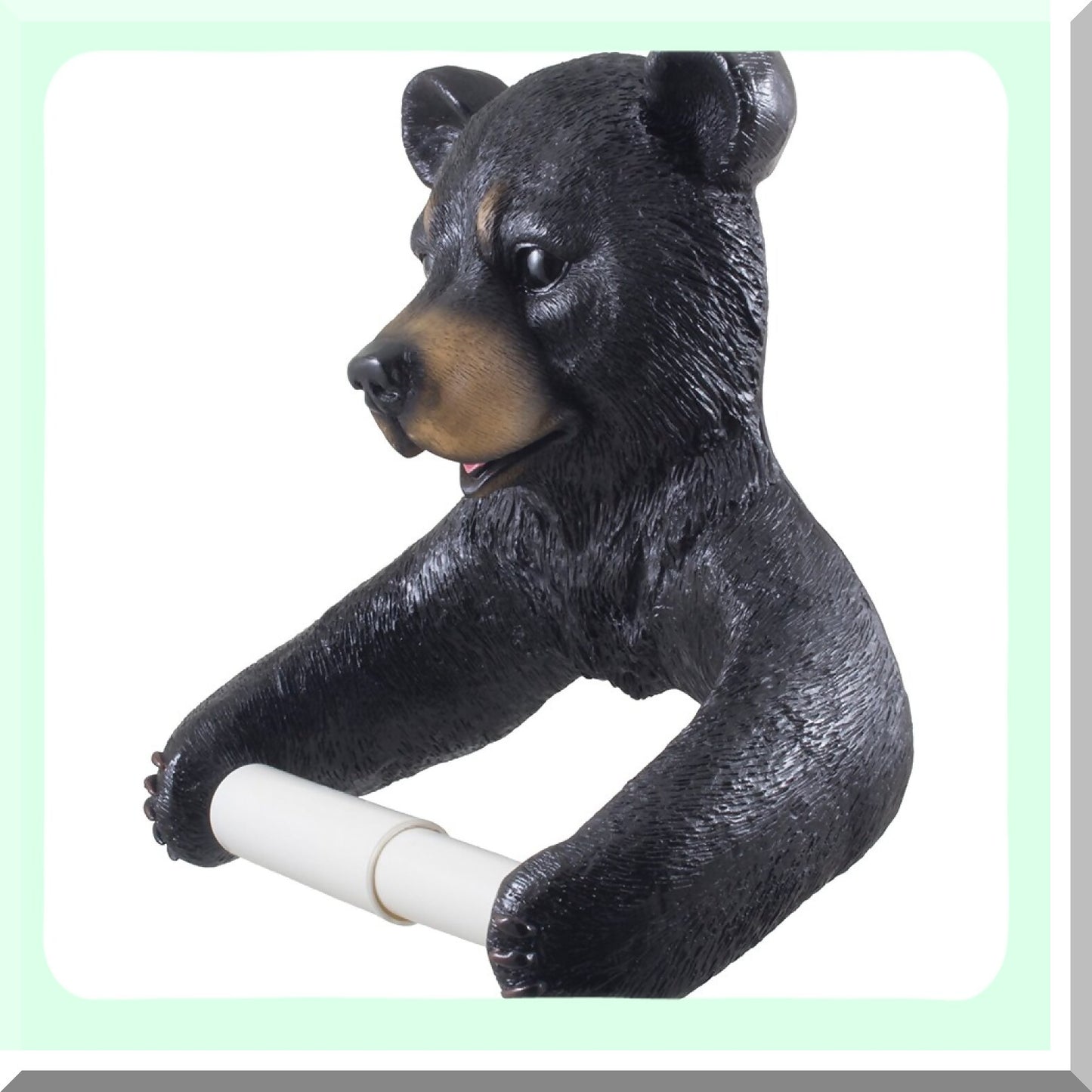 Black Bear Bathroom Toilet Paper Holder