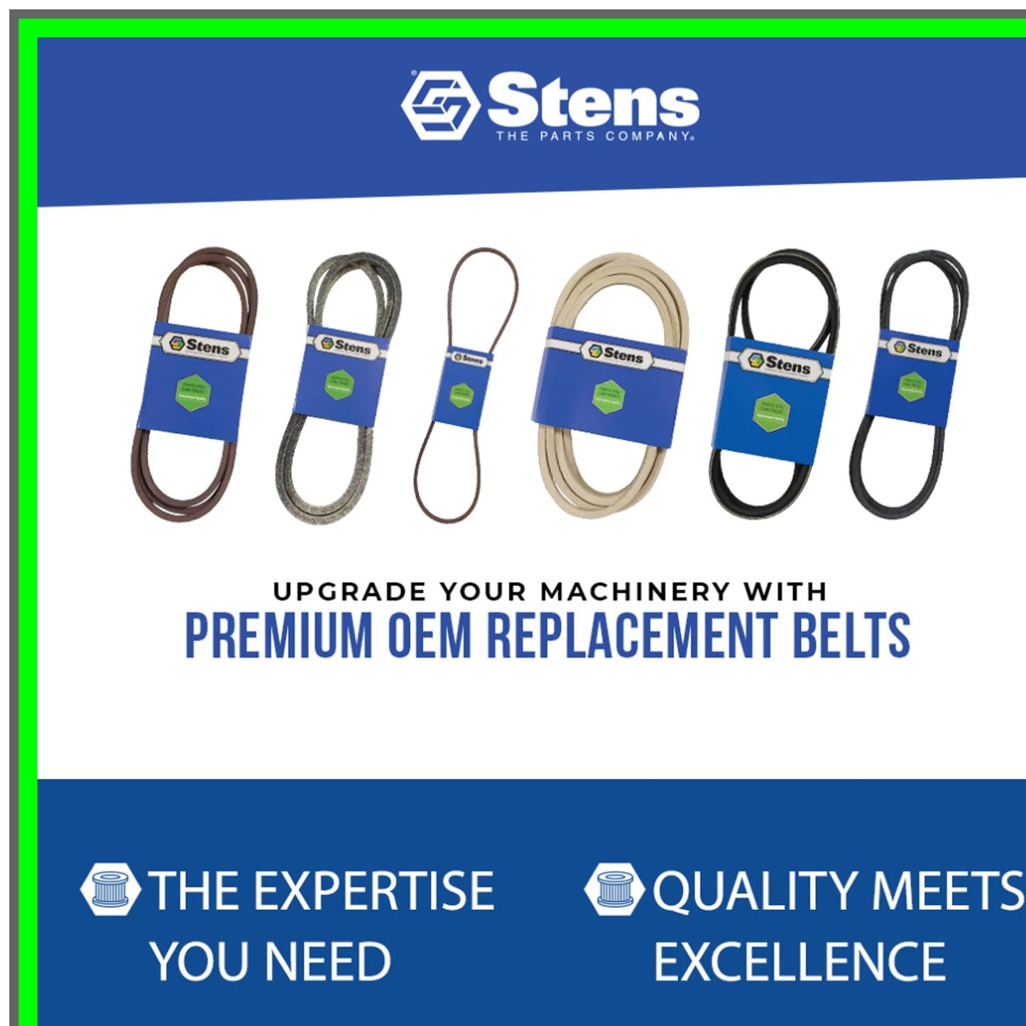 OEM Spec Replacement Belt for E-Z-Go 26414-G01 Golf Carts