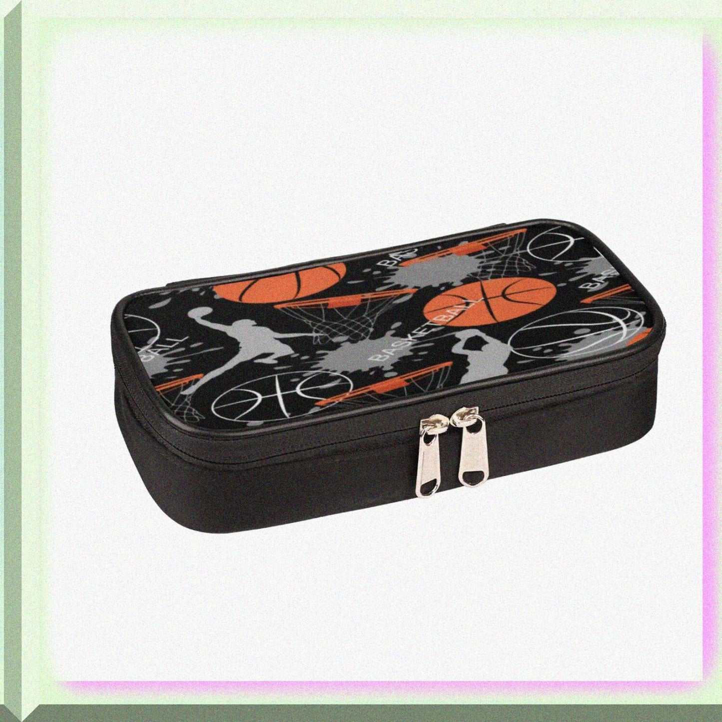 Basketball Pencil Case Large Capacity Stationery Organizer