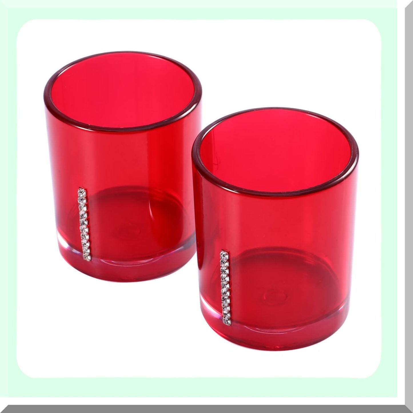 Bathroom Accessories Set 5Pcs Red