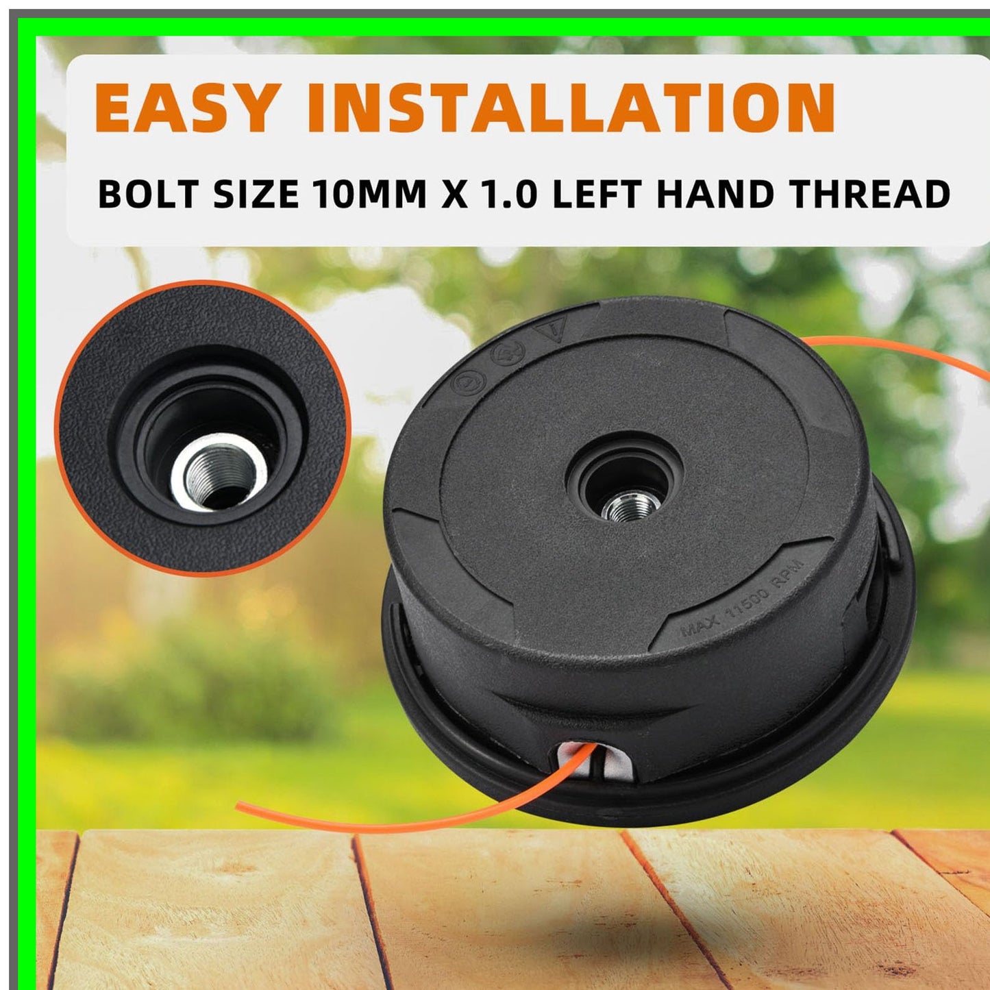 Bump Feed Trimmer Head for Stihl FS Series Lawn Care Efficiency