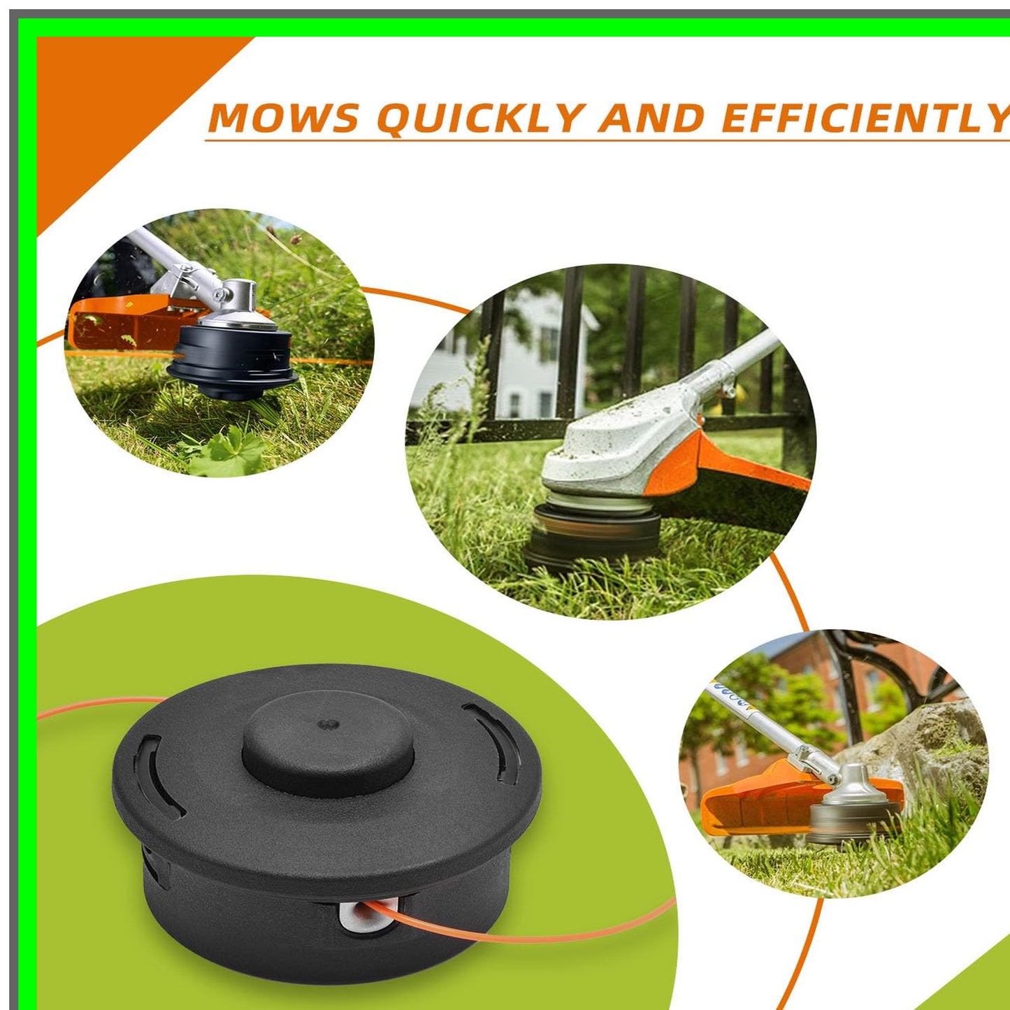 Bump Feed Trimmer Head for Stihl FS Series Lawn Care Efficiency