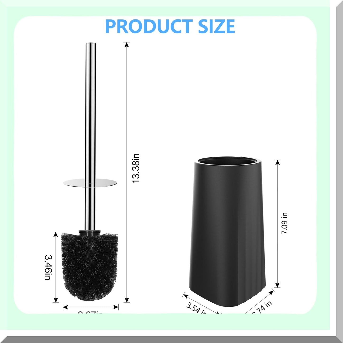 Tet Bathroom Brush and Holder Set