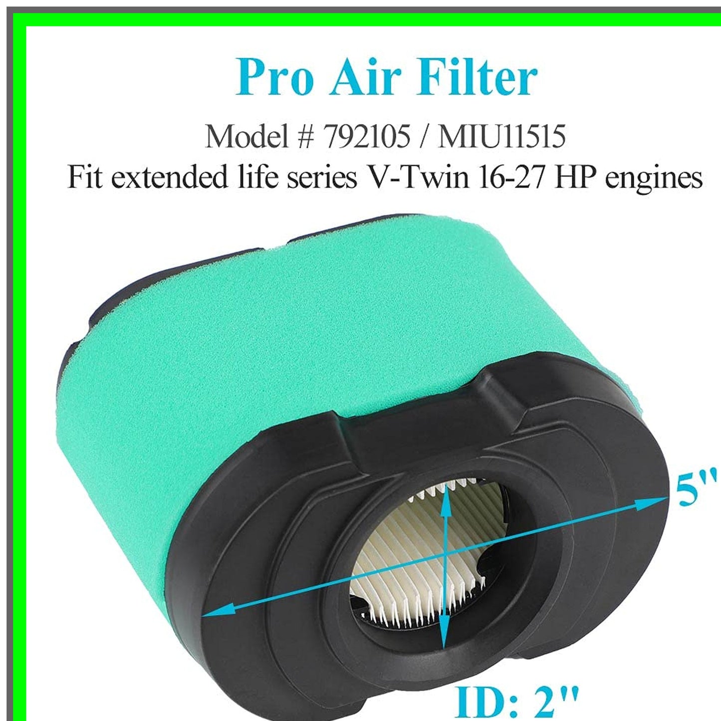 Briggs Stratton Compatible Air and Oil Filter Kit for Lawn Mowers