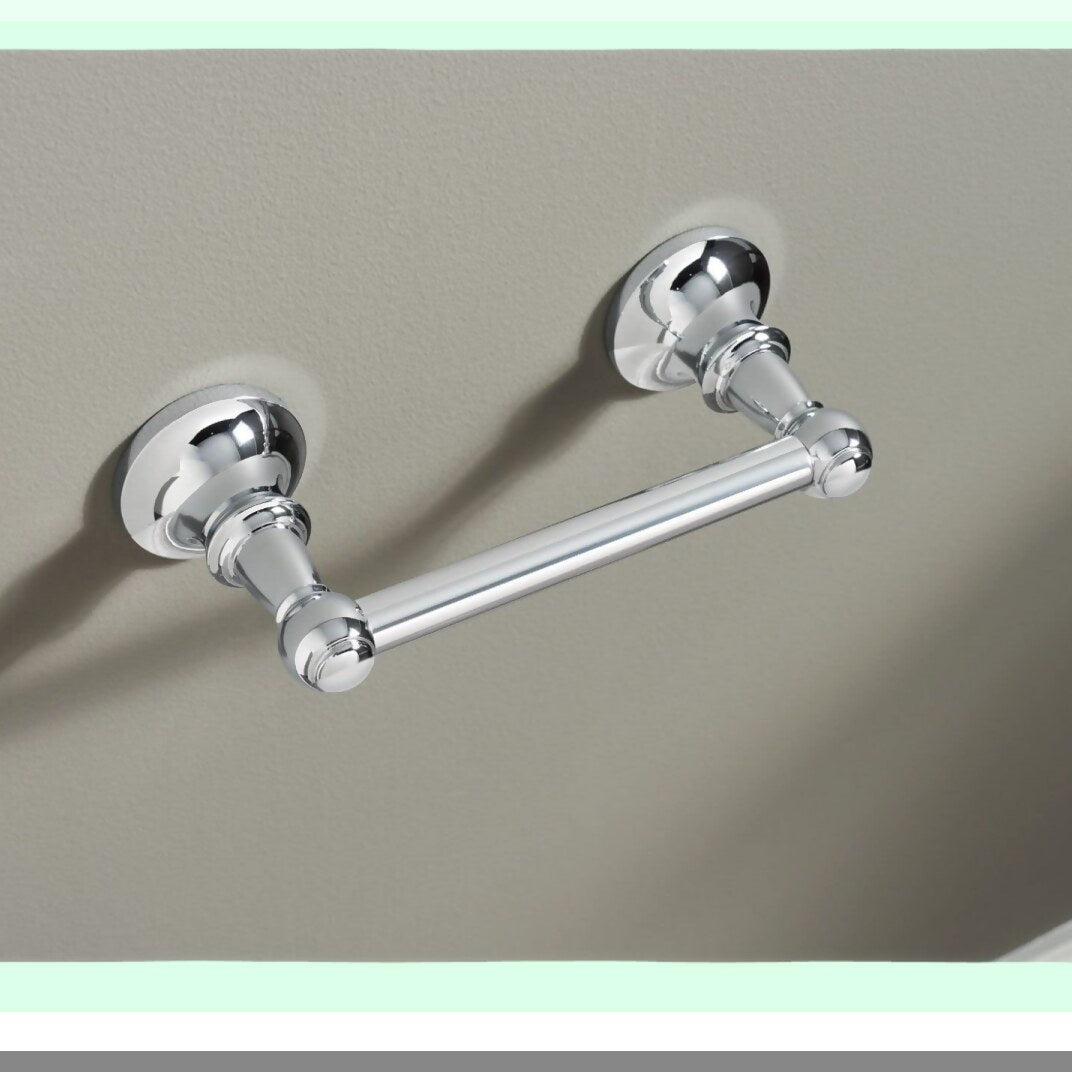 Double Post Pivoting Toilet Paper Holder Chrome