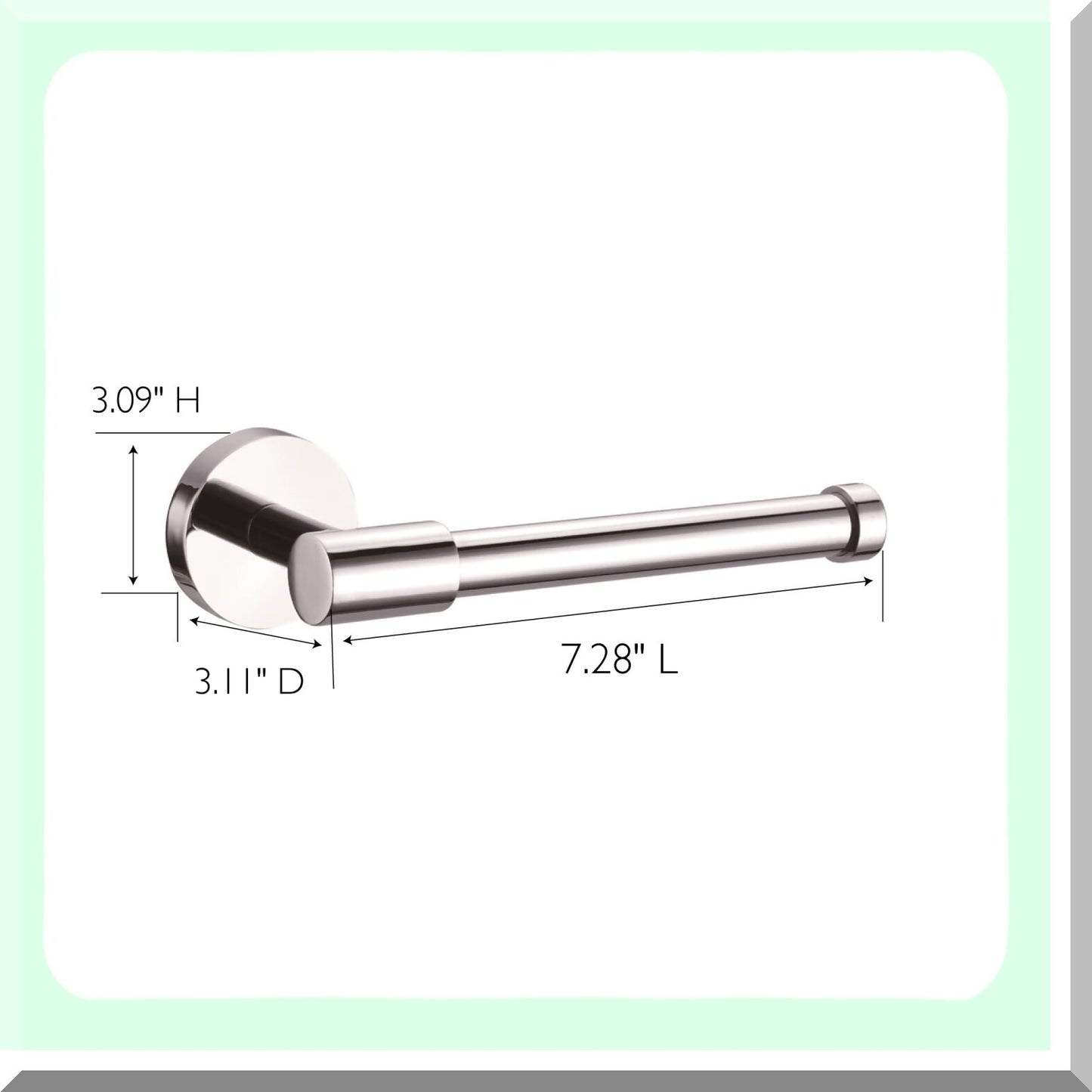 Graz Polished Chrome Toilet Paper Holder