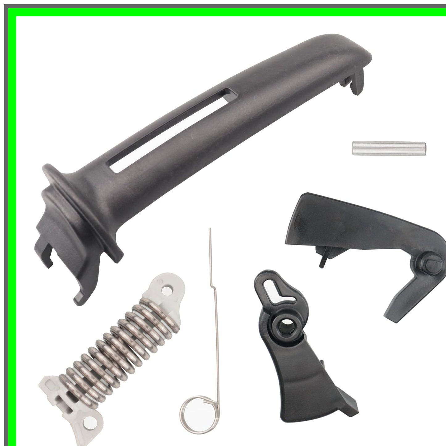 Chainsaw Handle Molding with Throttle Trigger Interlock for Stihl Models