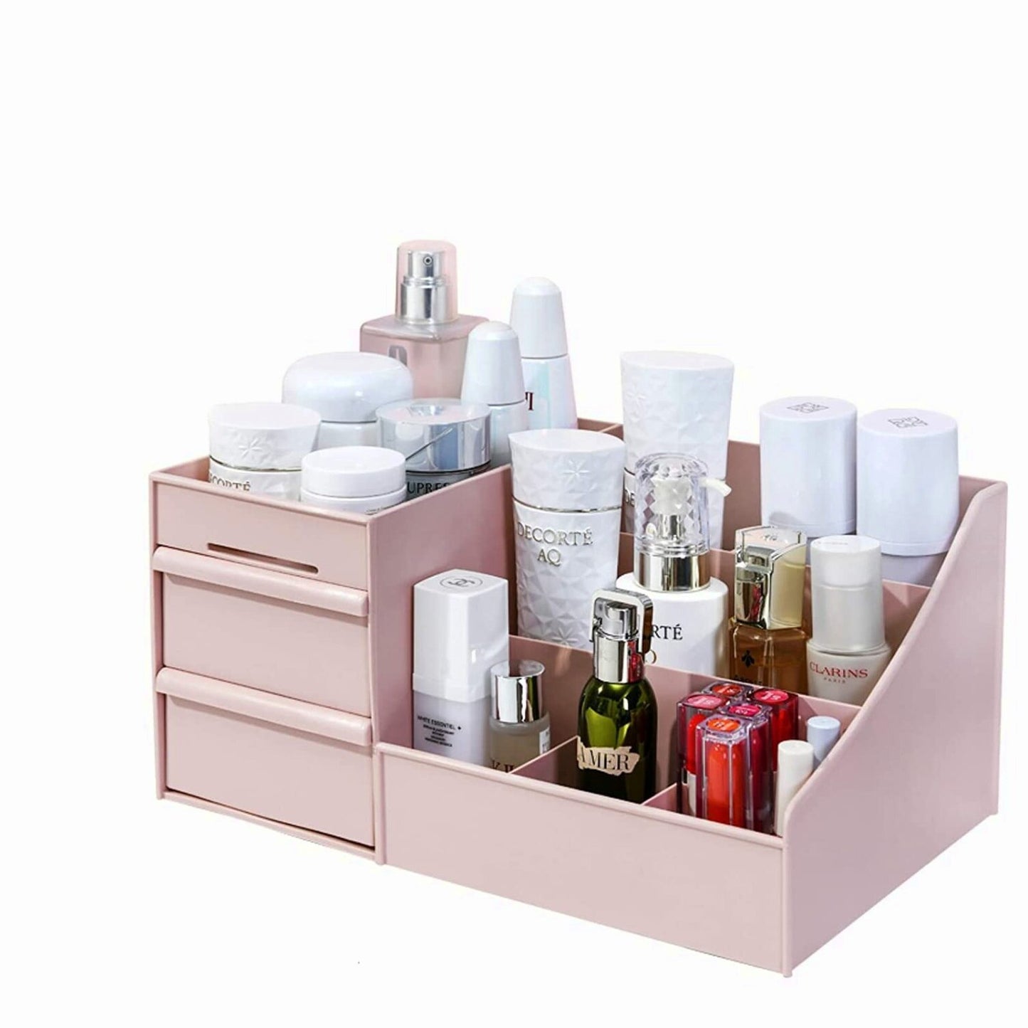 Makeup Desk Organizer with Drawers, 7 Compartments