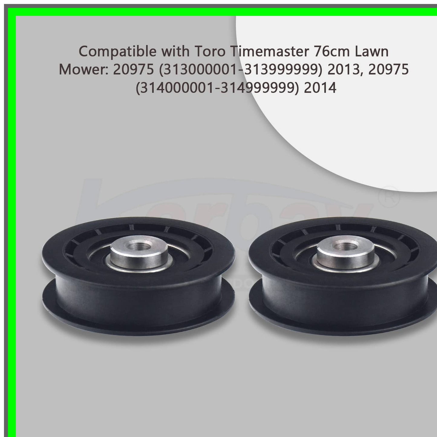 Idler Pulley Set for Toro Time Master and Exmark 30" Walk-Behind Mowers
