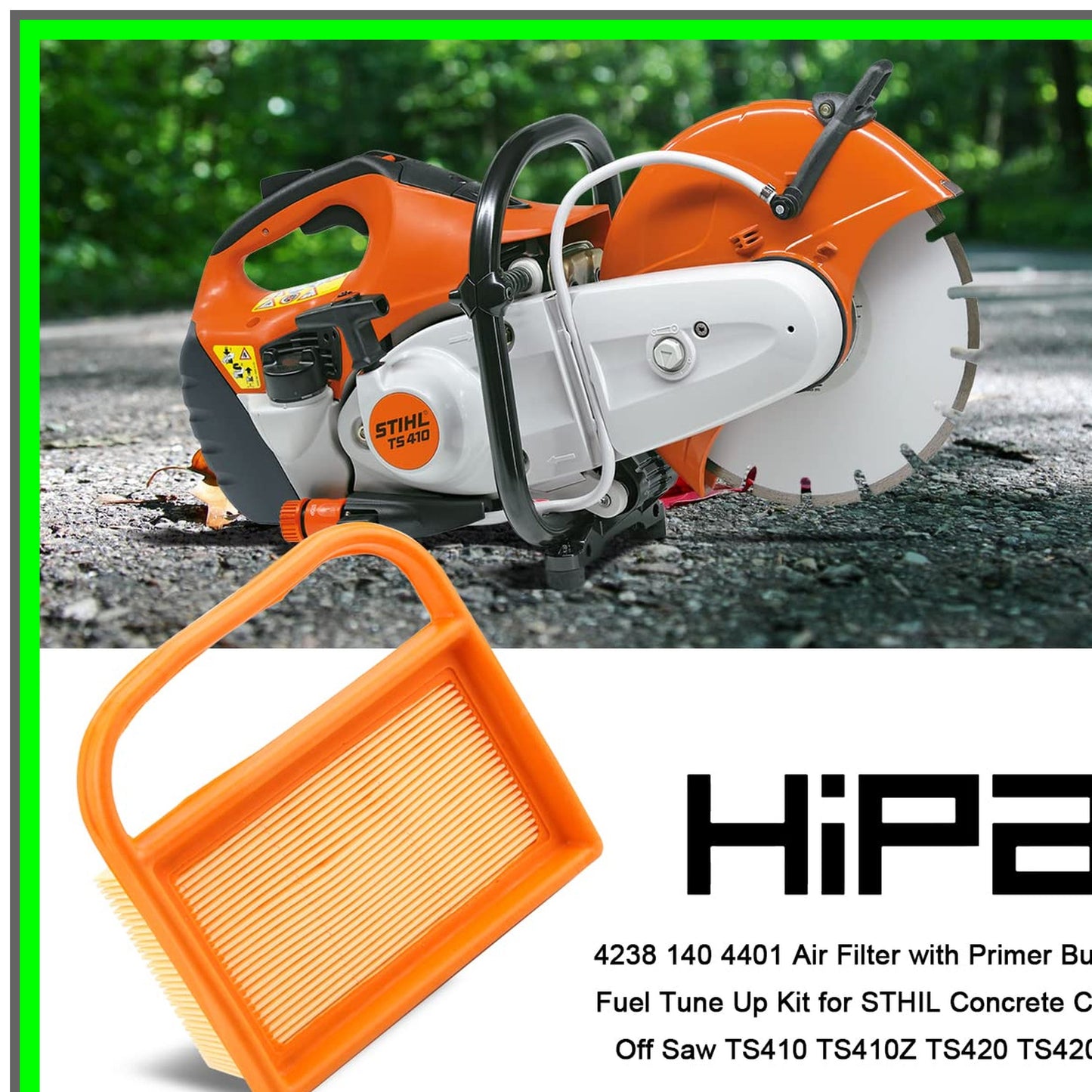 Air Filter and Fuel Tune-Up Kit for STHIL Concrete Cut Off Saws TS410 TS420